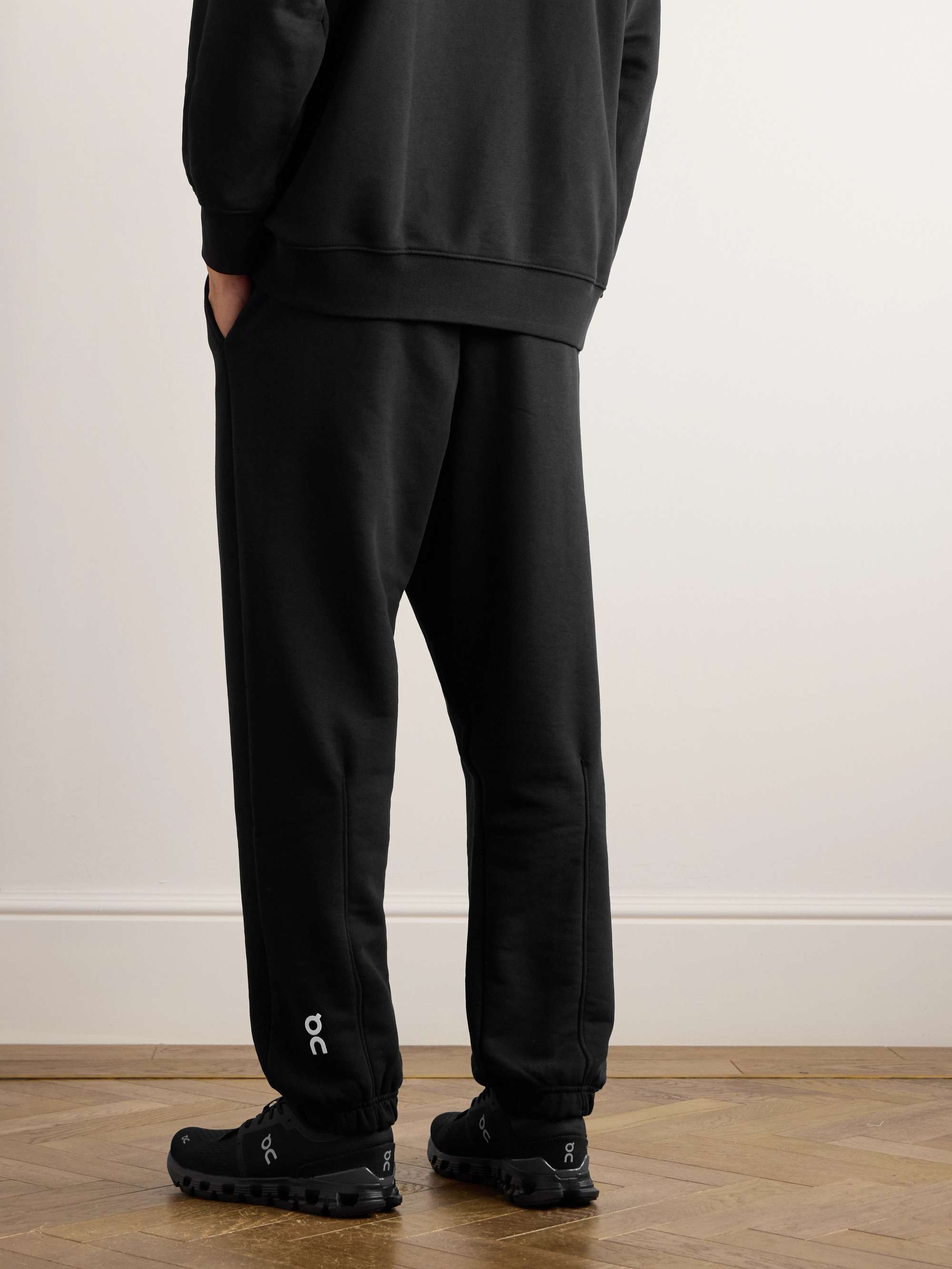 Club Tapered Organic Cotton-Blend Jersey Sweatpants view
