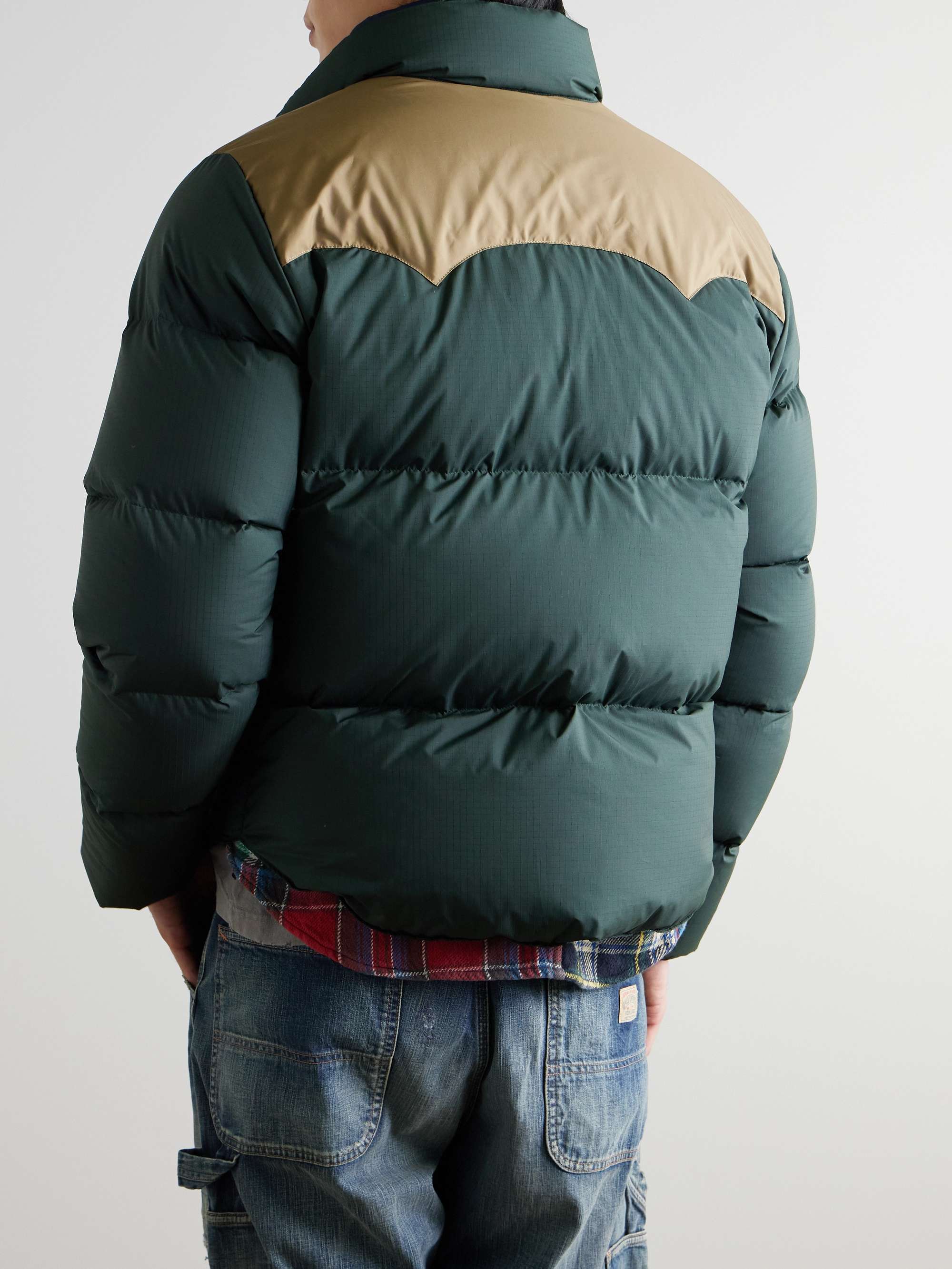 Polo Country Shell-Trimmed Quilted Recycled-Ripstop Jacket view