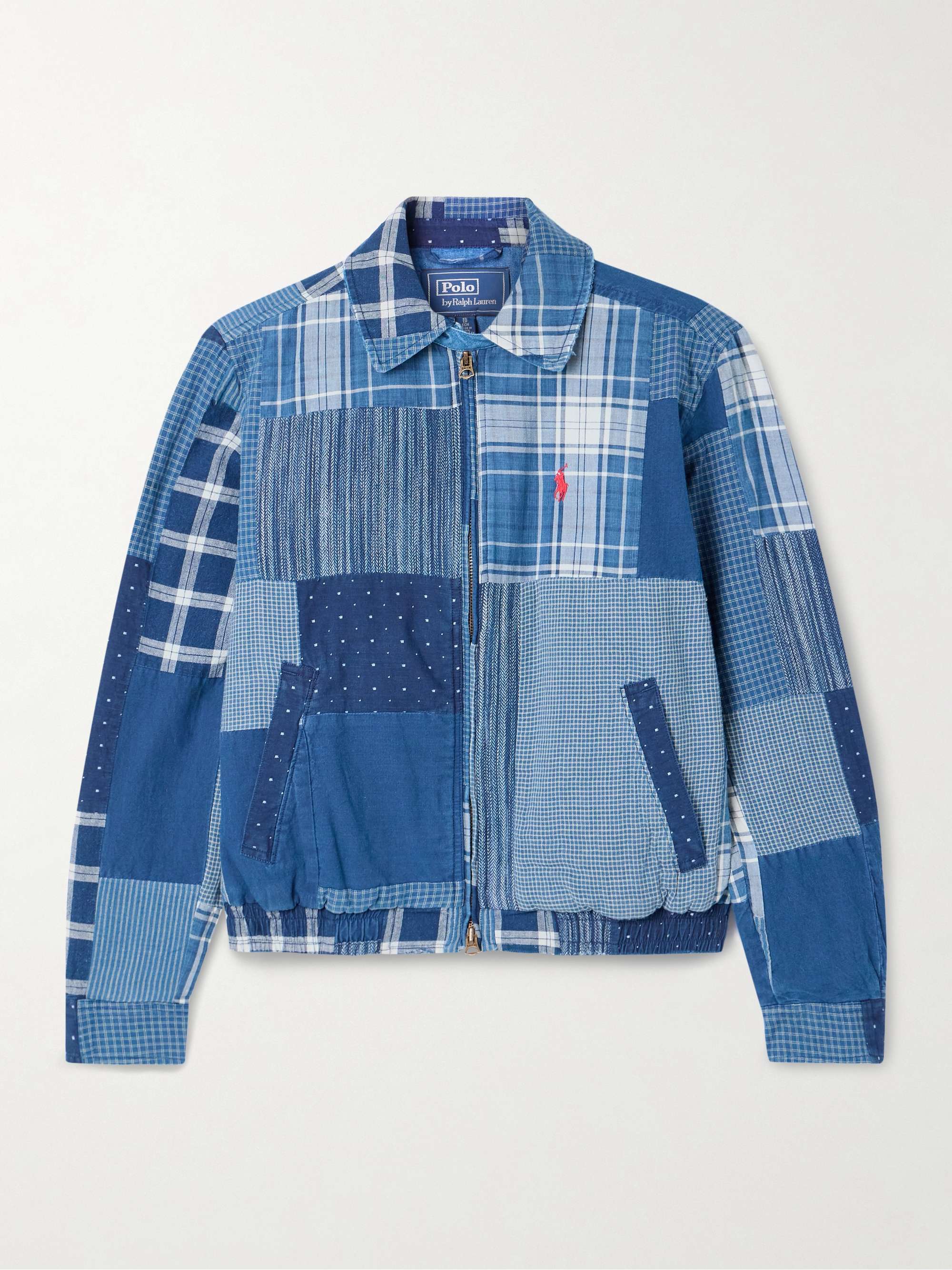 Patchwork cotton-blend jacket hero visual
