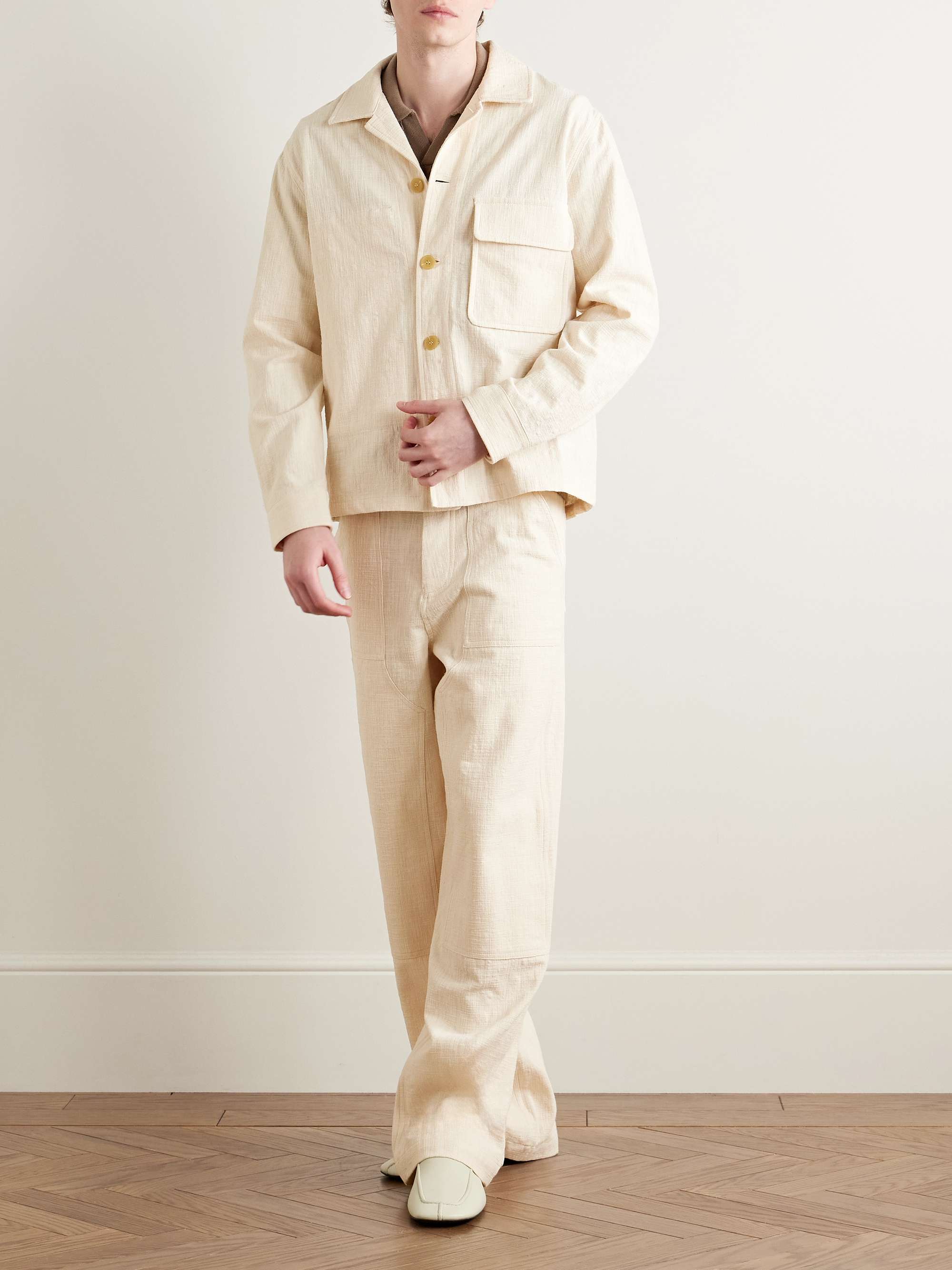 Garden Slub Cotton-Canvas Shirt Jacket view