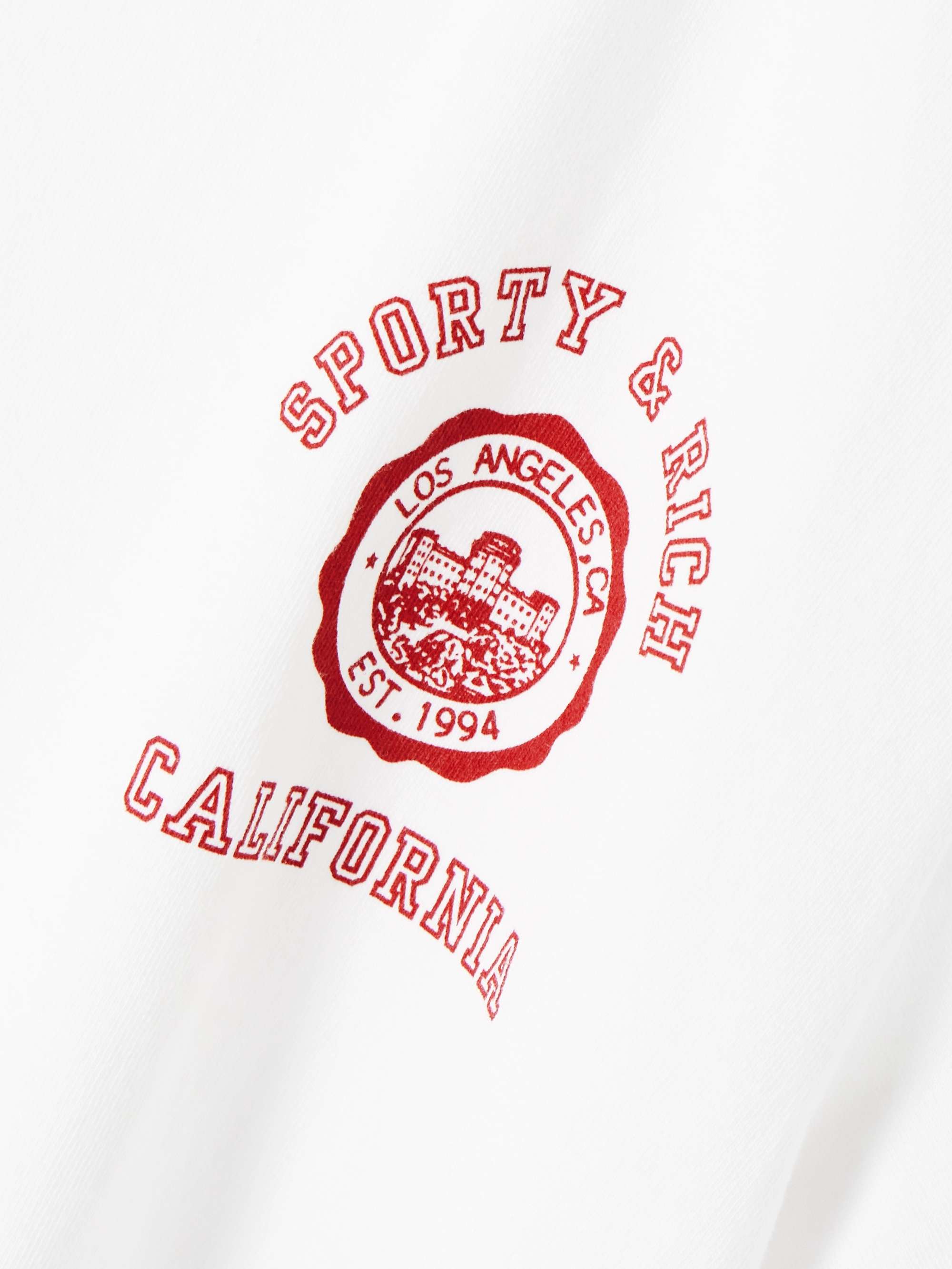 California printed cotton-jersey T-shirt view