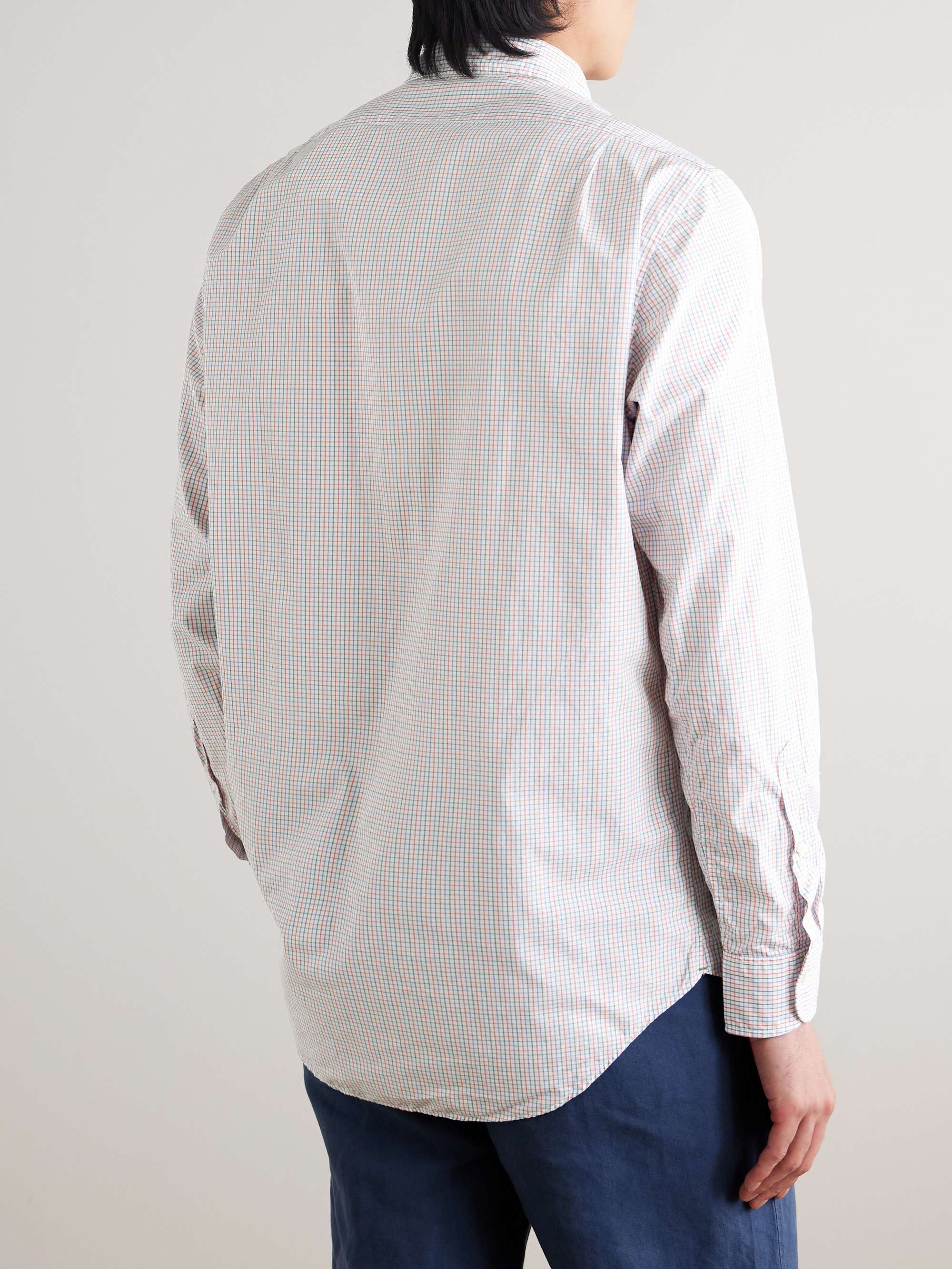 Checked Cotton-Poplin Shirt view