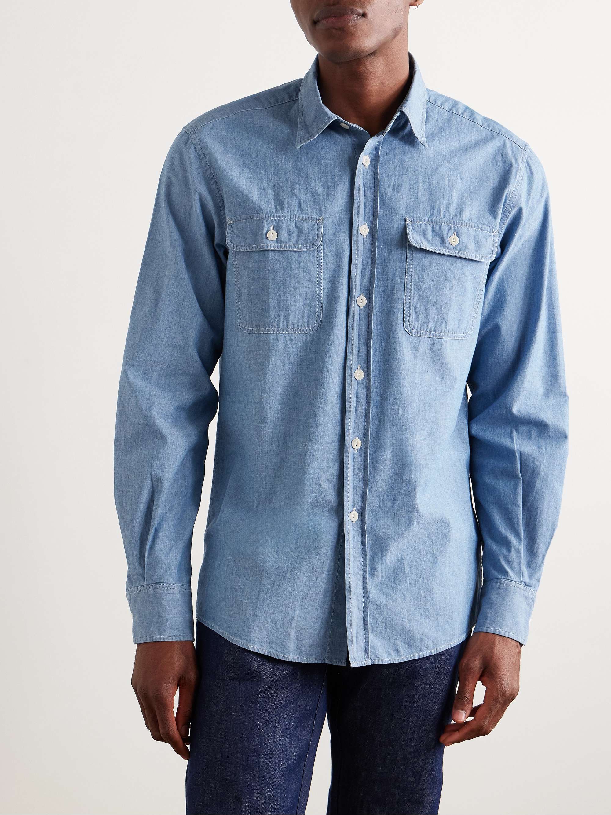 Cooper Cotton-Chambray Shirt view