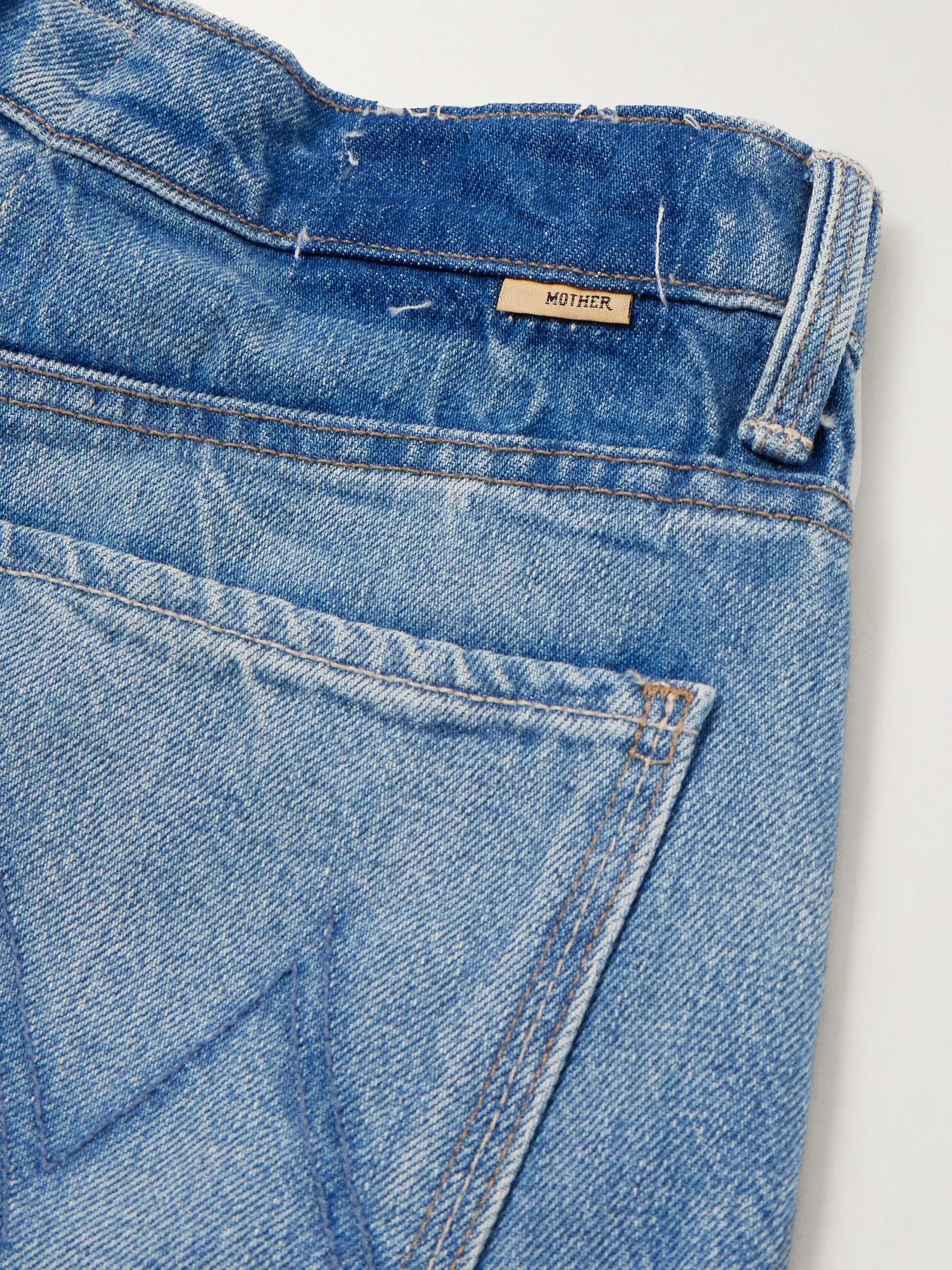 The Whole Lot Fray denim shorts view