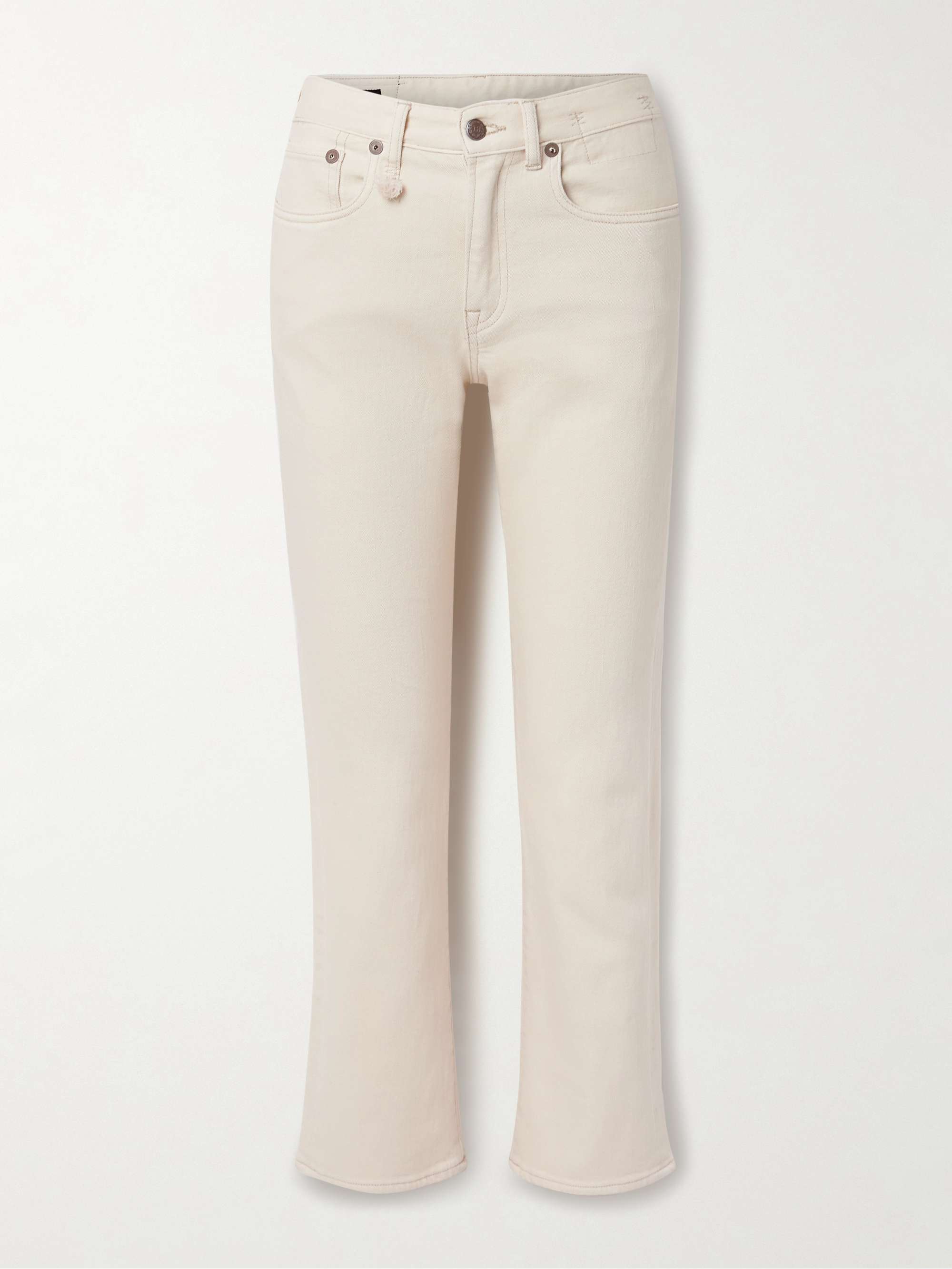 Romeo cropped mid-rise flared jeans hero visual