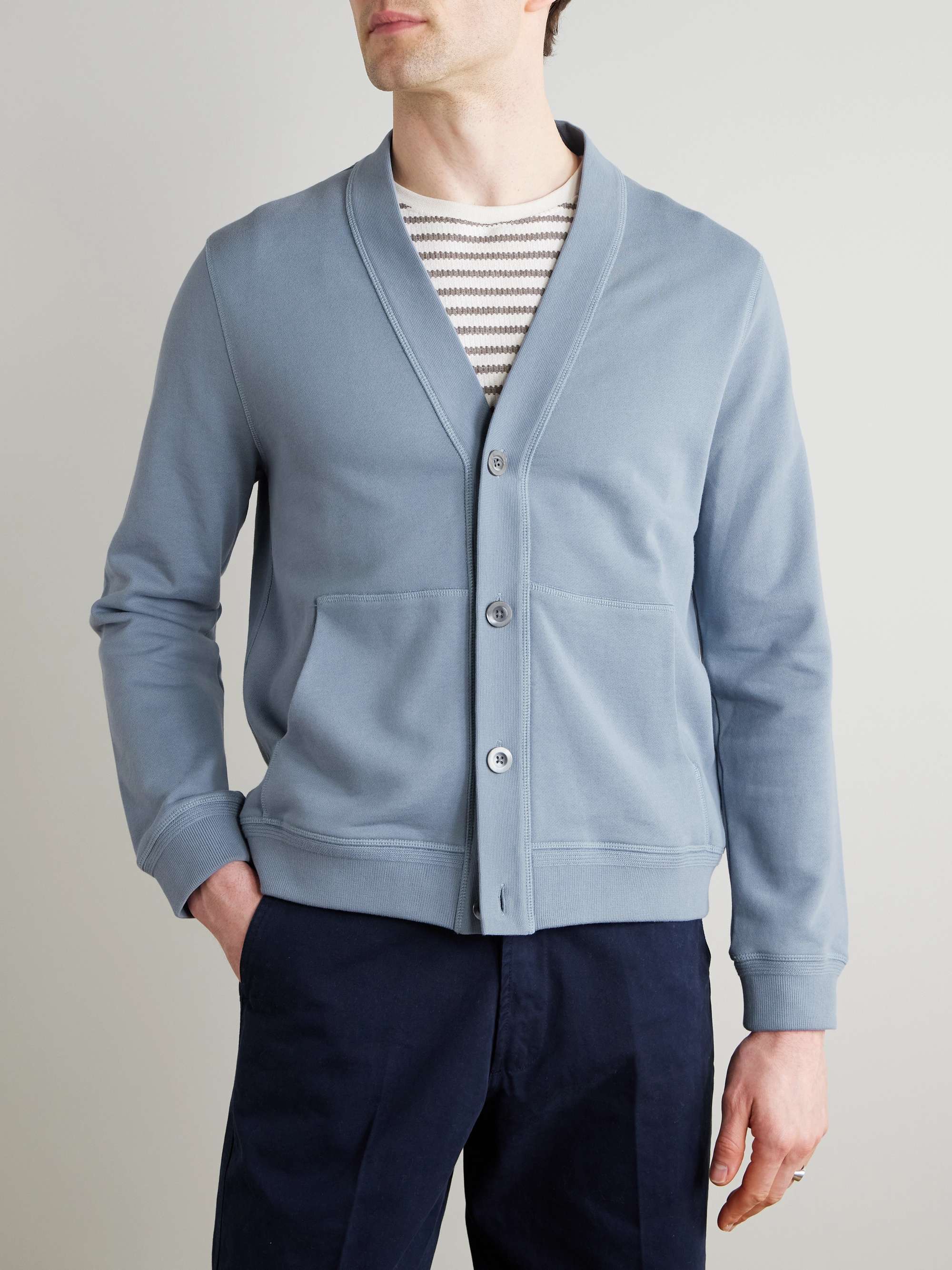 Cotton-Jersey Cardigan view