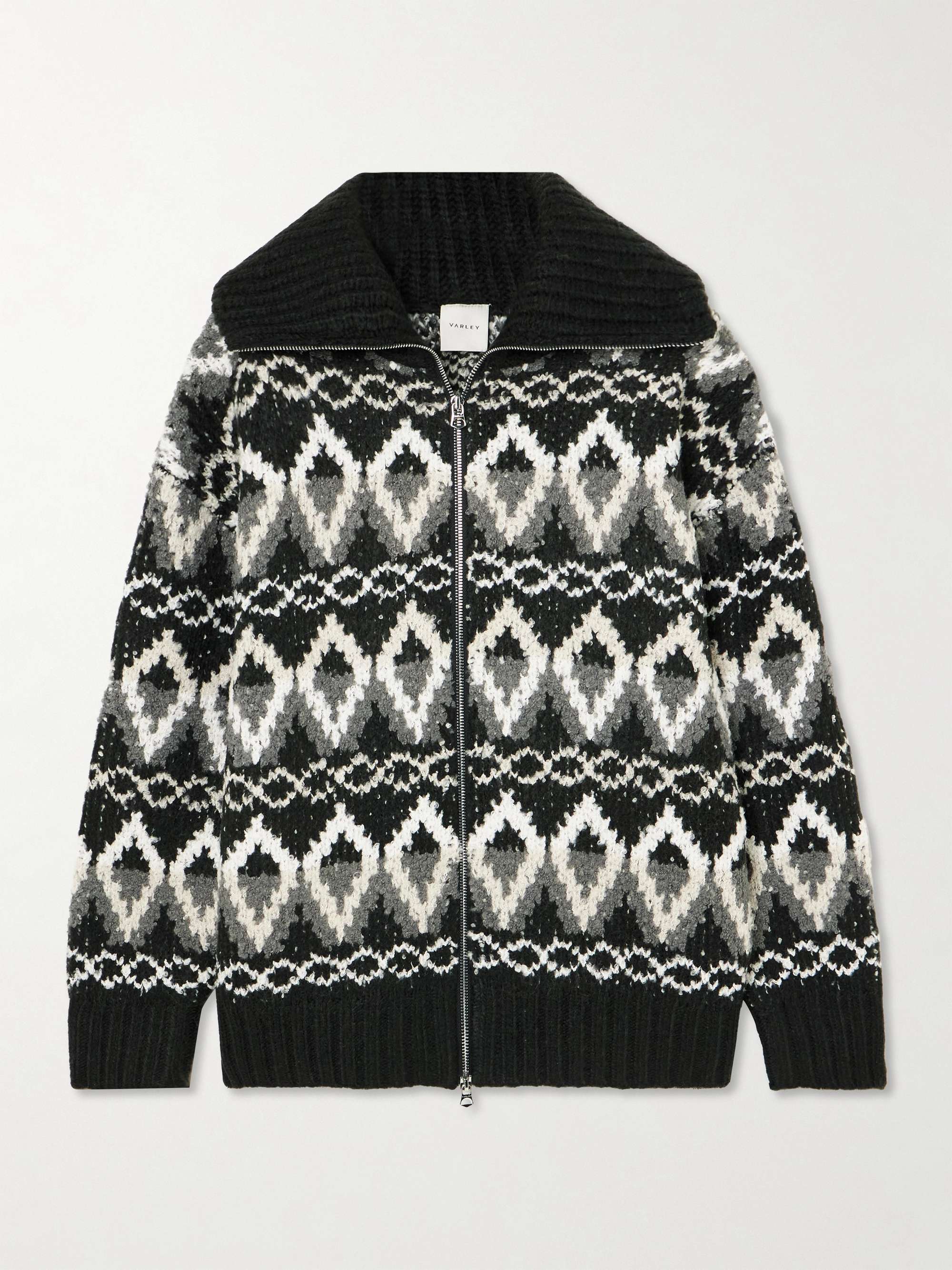 Brooke Fair Isle jacquard-knit jacket hero visual