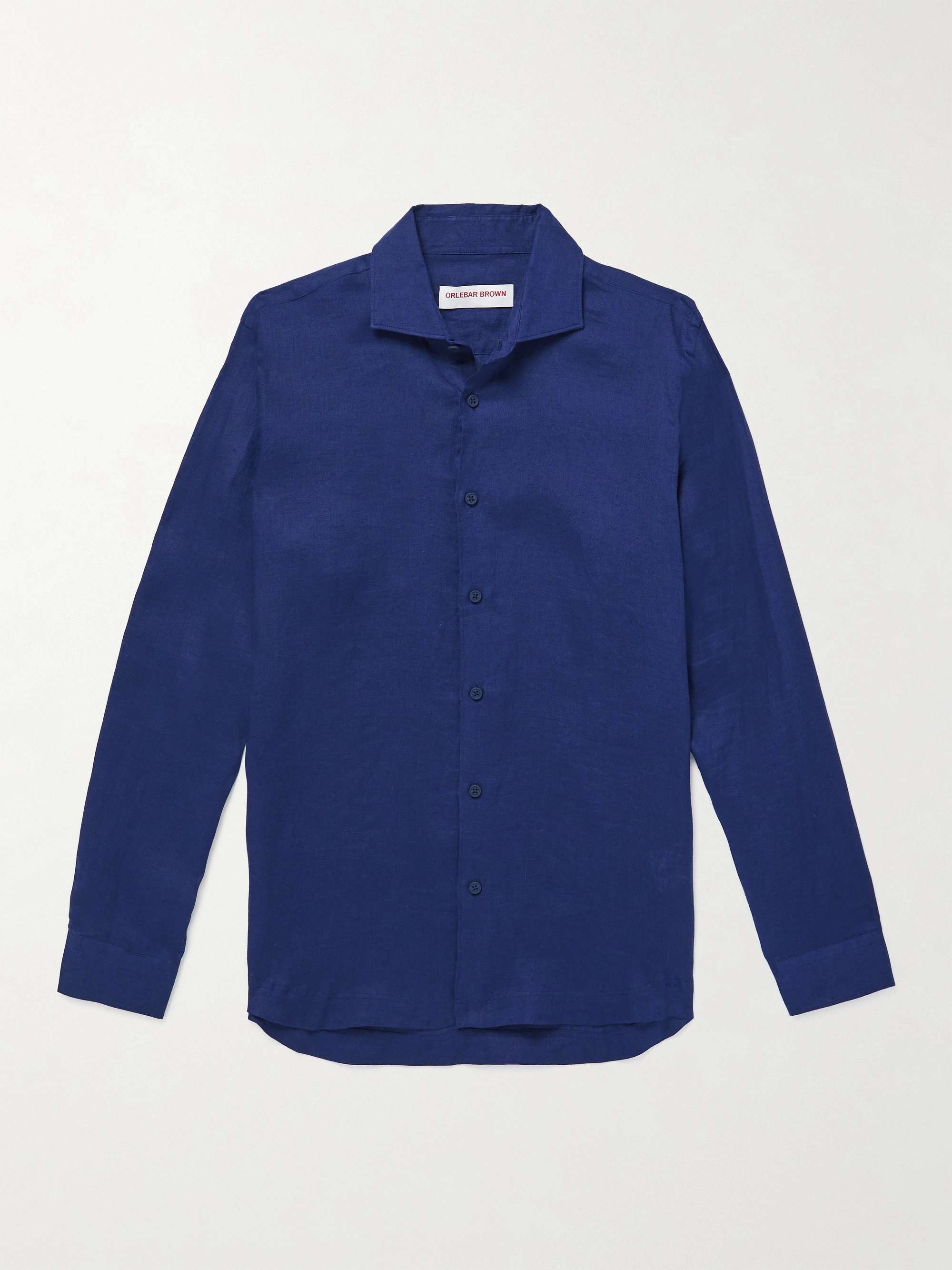 Giles Slim-Fit Linen Shirt hero visual