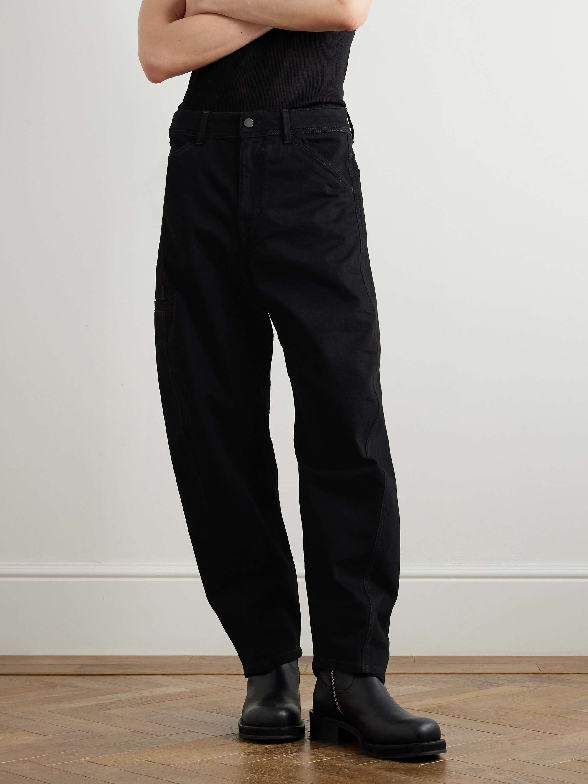 Twisted Tapered Jeans view