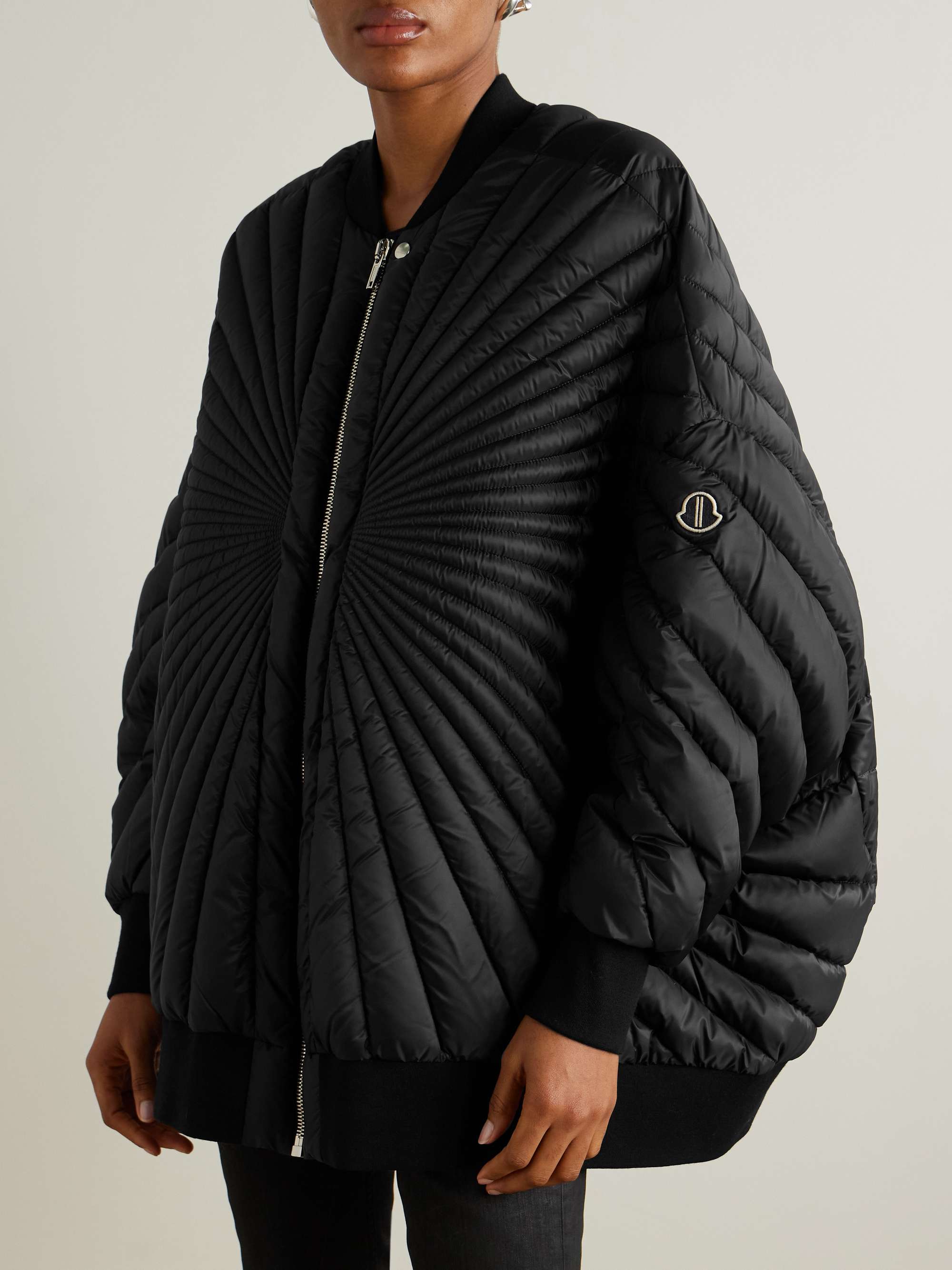 + Moncler Radiance Peter oversized appliquéd quilted shell down jacket view