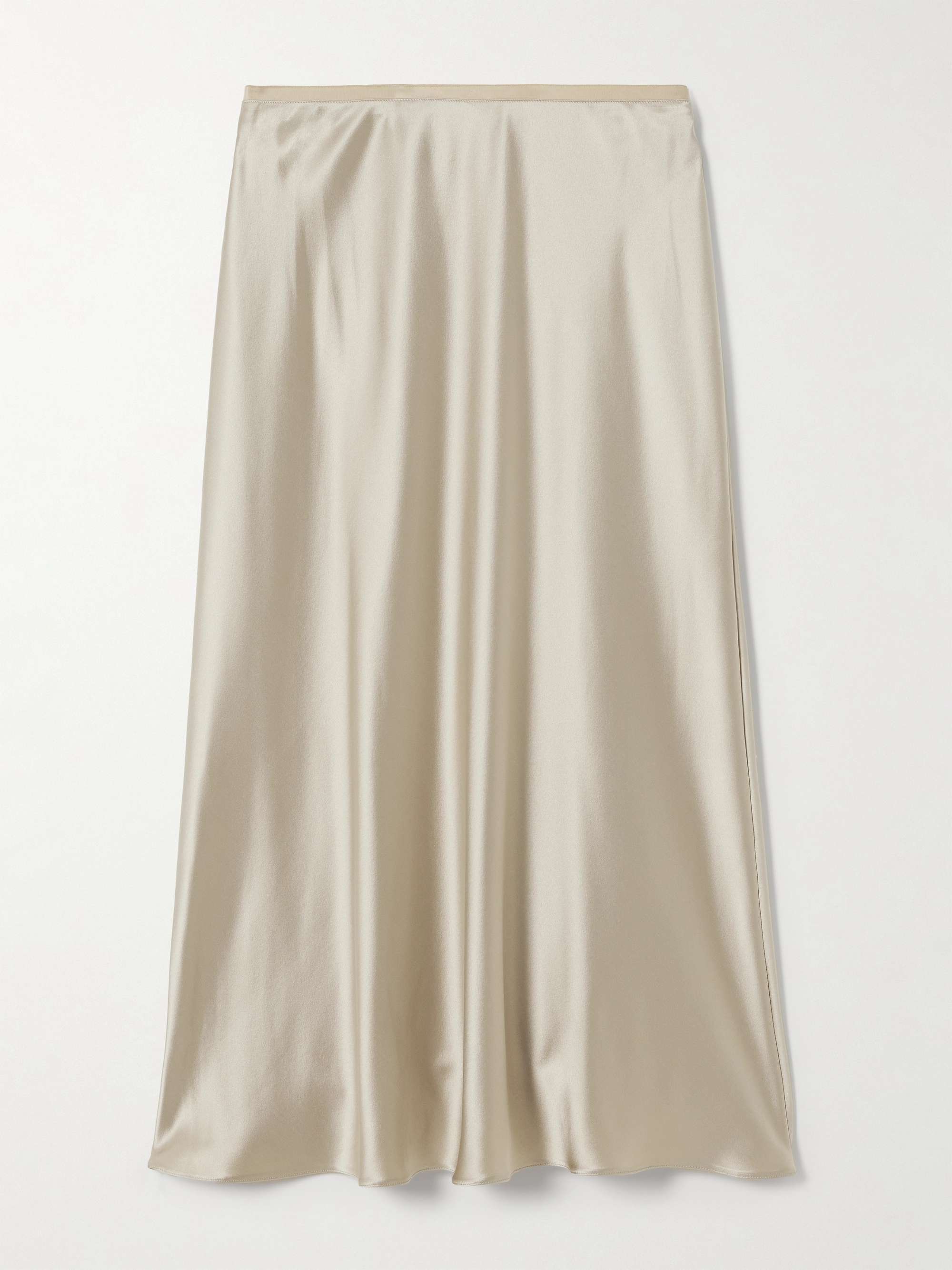 Carnet silk-satin midi skirt hero visual