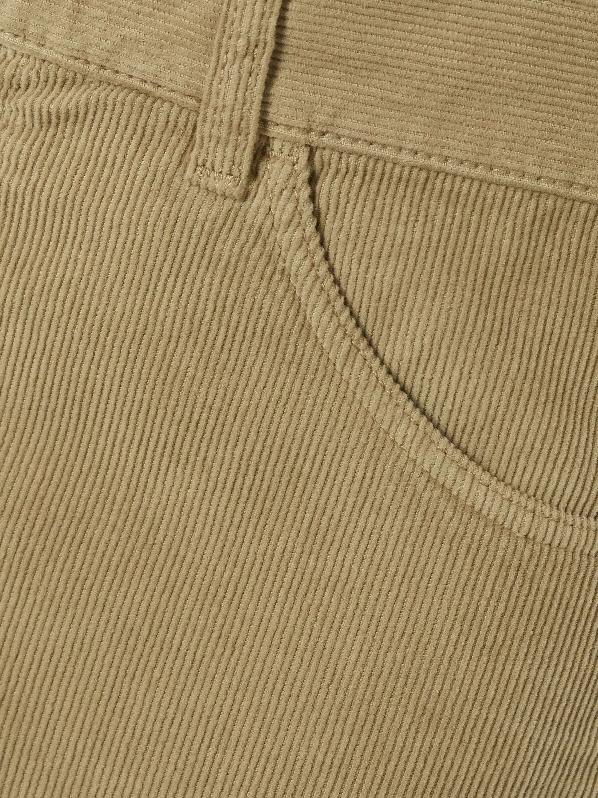 Juniper cotton-corduroy straight-leg pants view