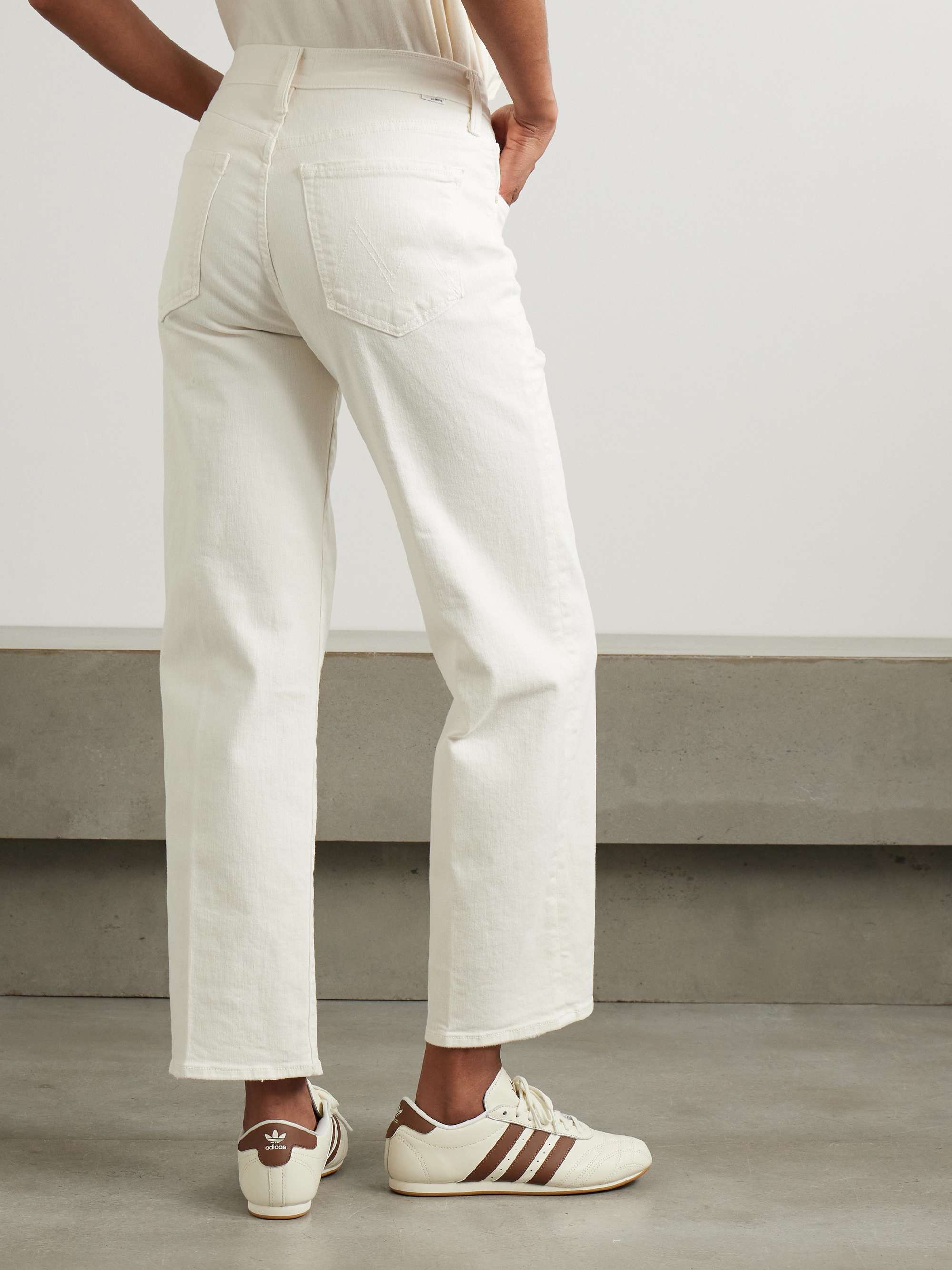 The Rambler Zip Ankle cropped straight-leg jeans view