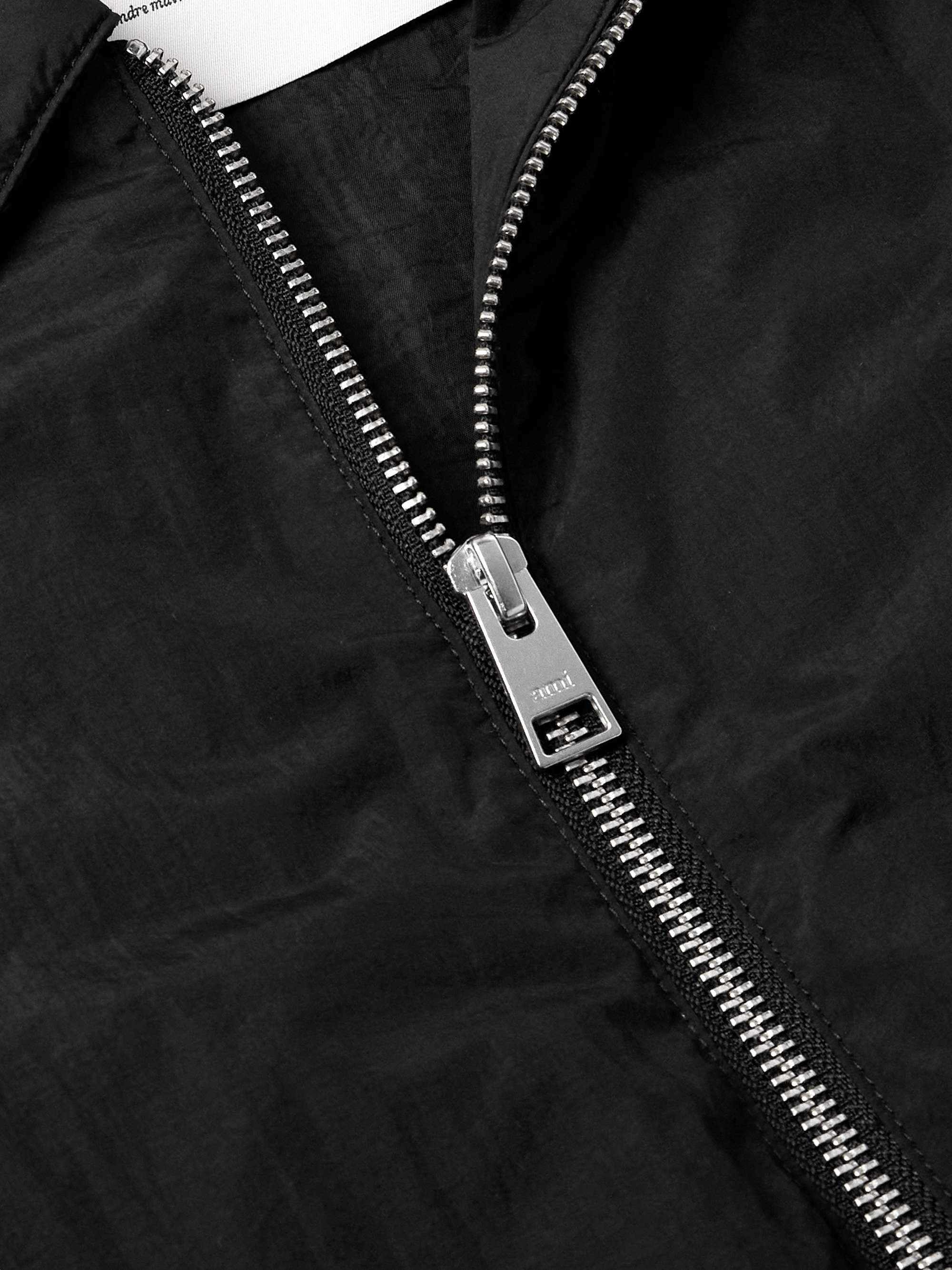 Logo-Print Shell Bomber Jacket view