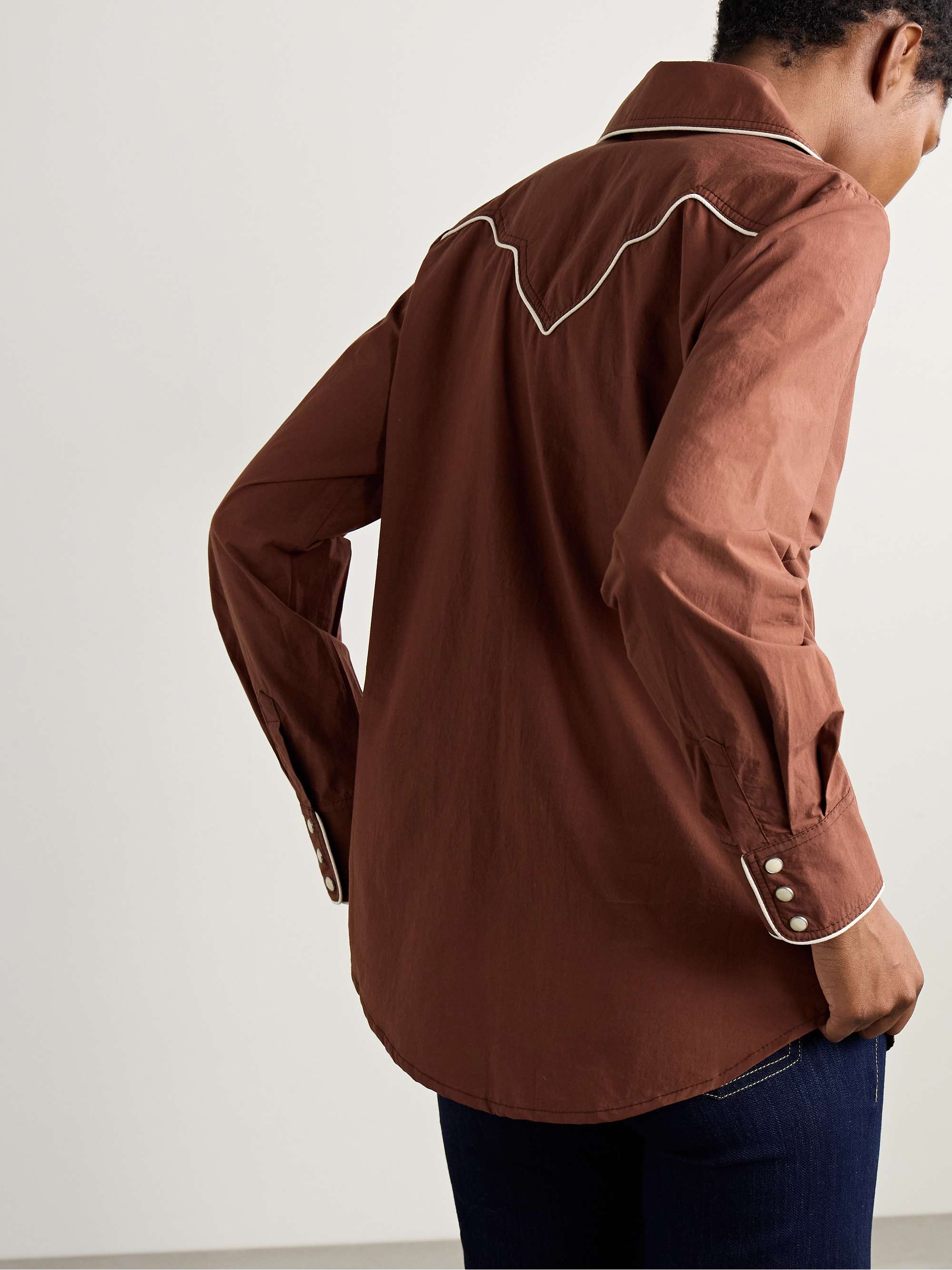 Hacia Puerto cotton-poplin shirt view