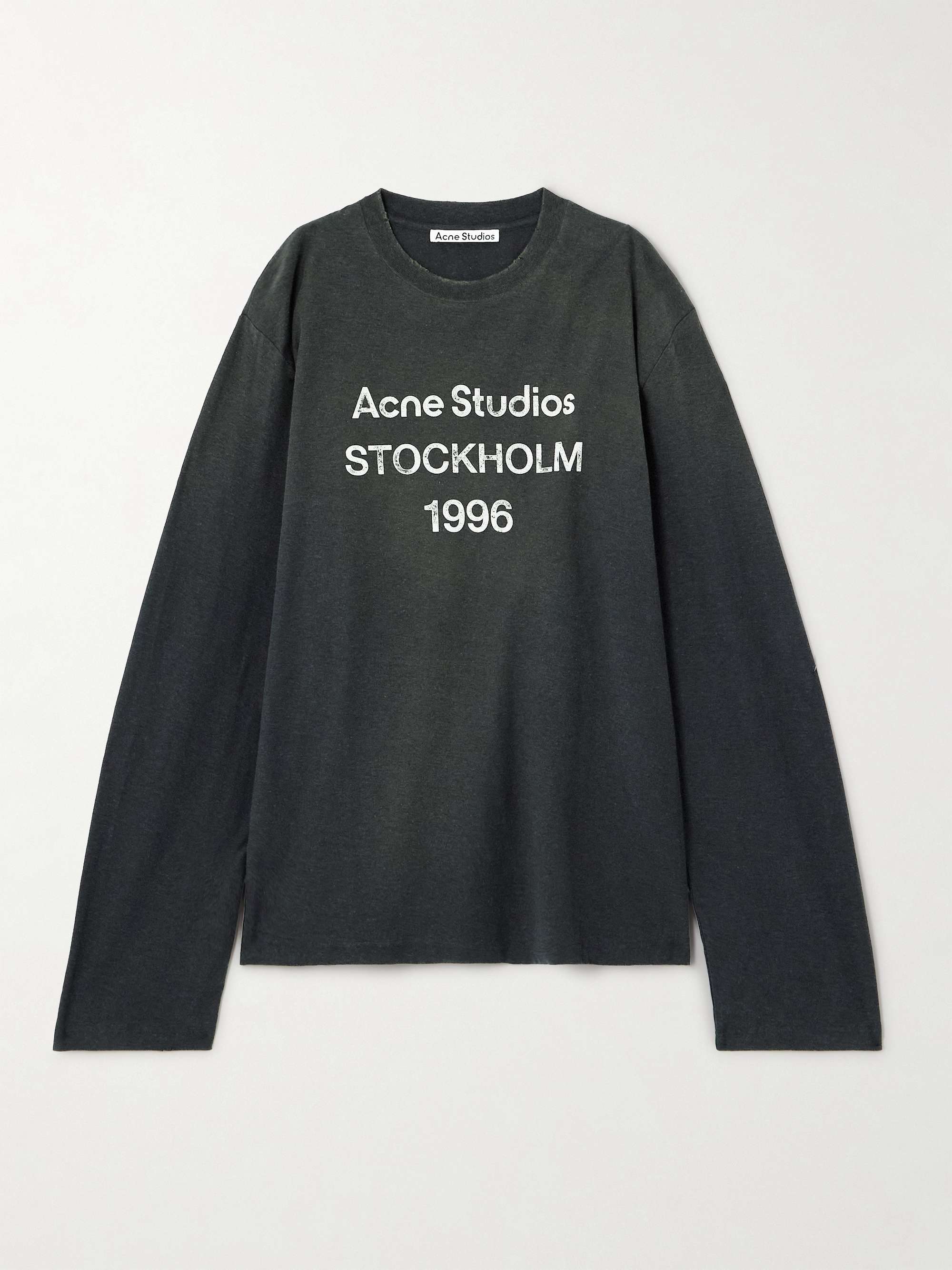 Logo-print organic cotton and hemp-blend jersey sweater hero visual
