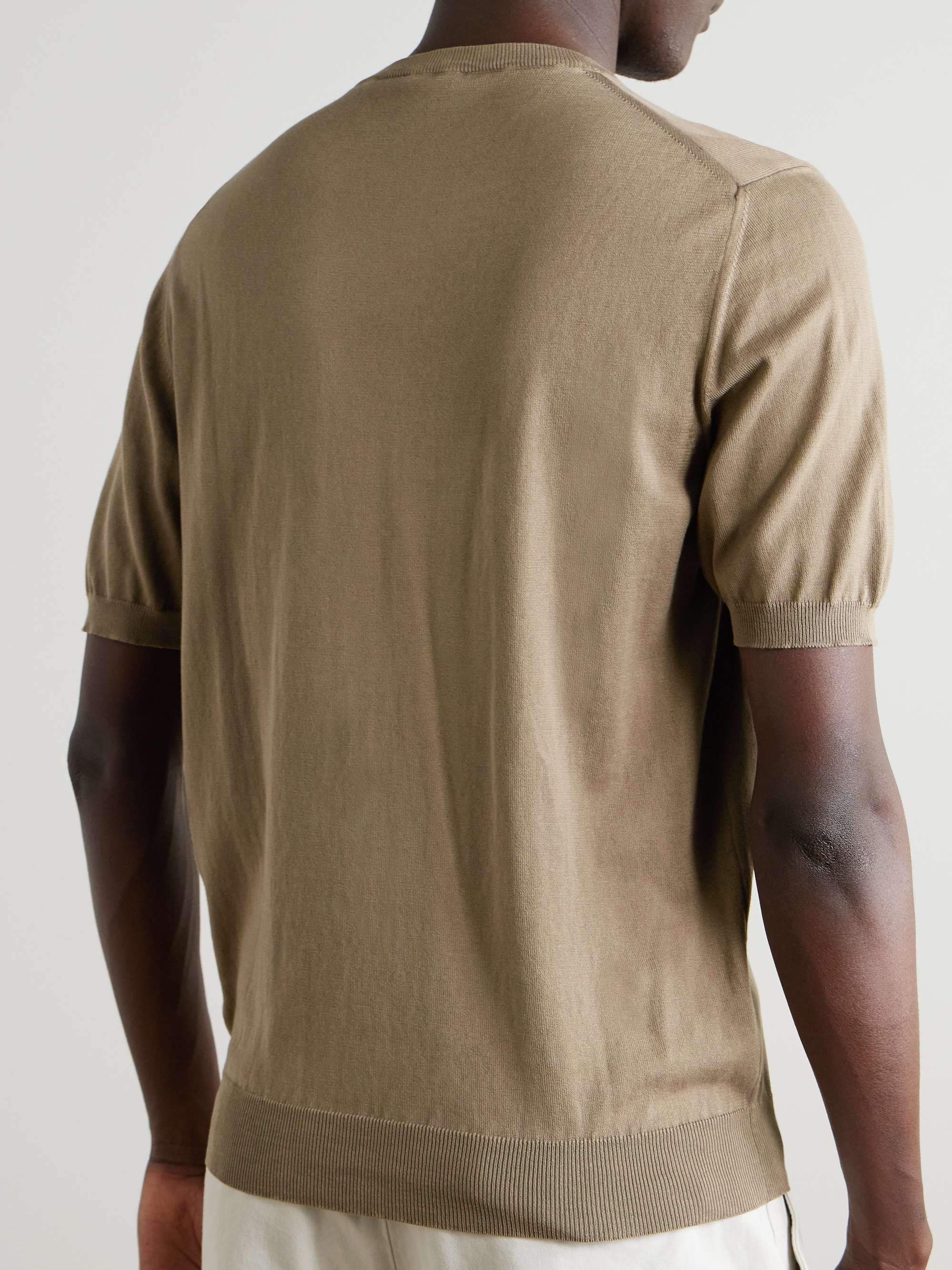 Garment-Dyed Cotton T-Shirt view