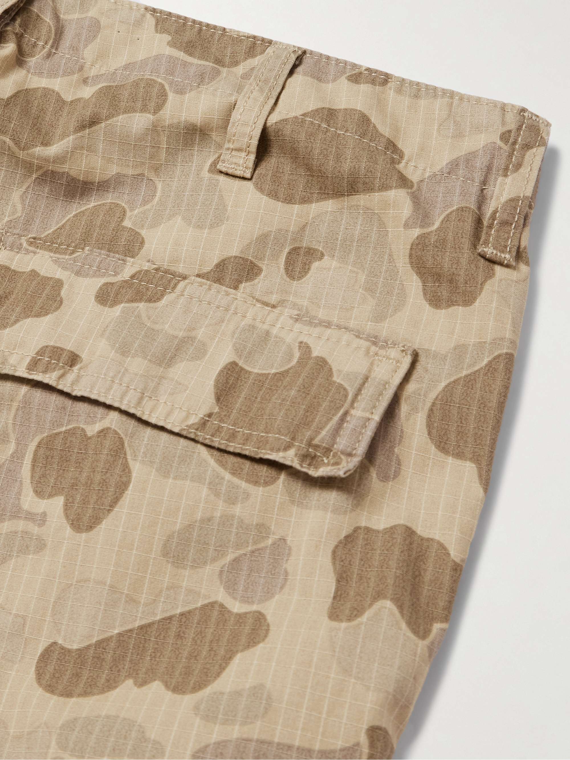 Aviation Straight-Leg Camouflage-Print Cotton-Twill Cargo Trousers view