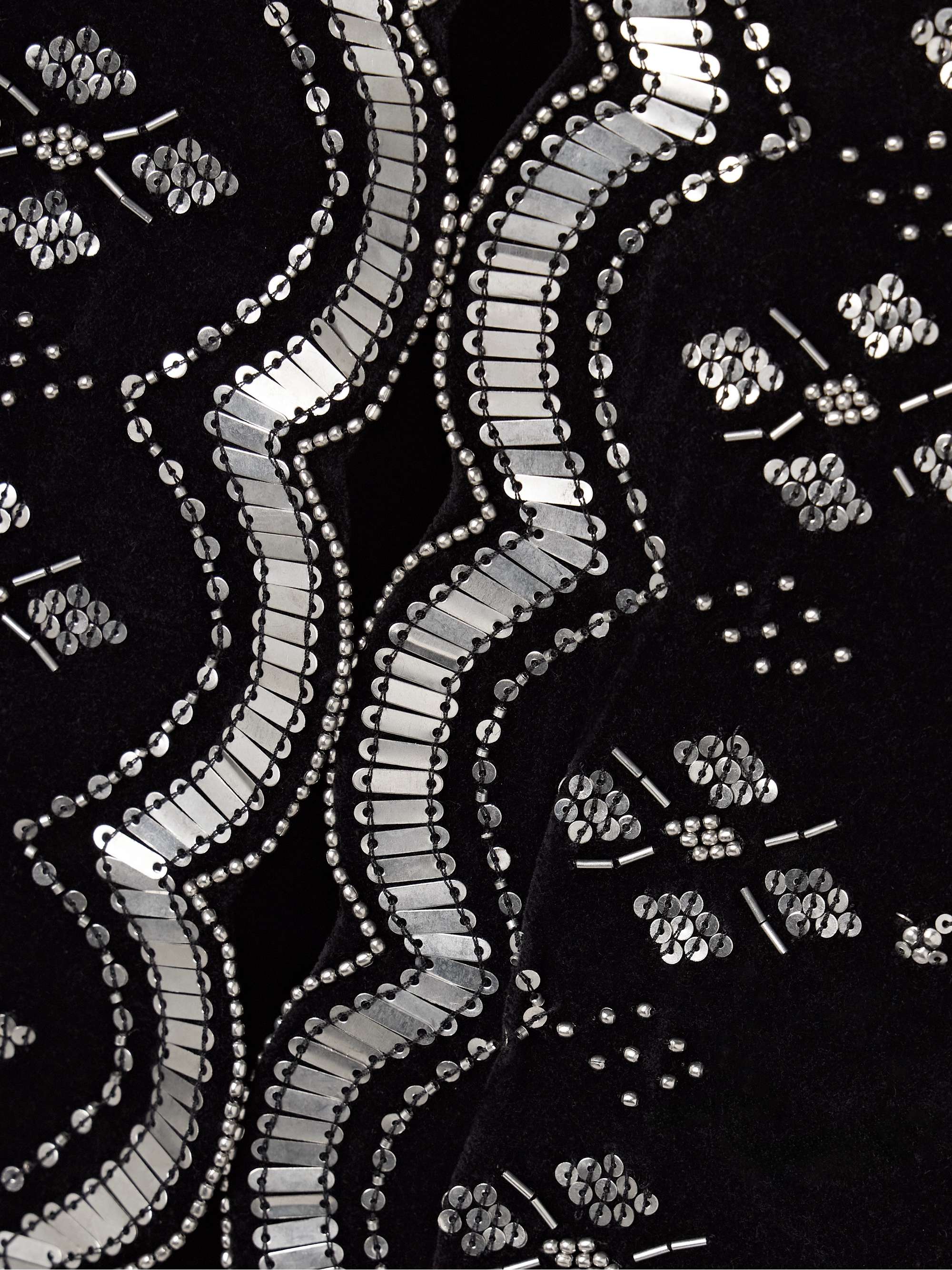 Hady embellished cotton-velvet jacket view