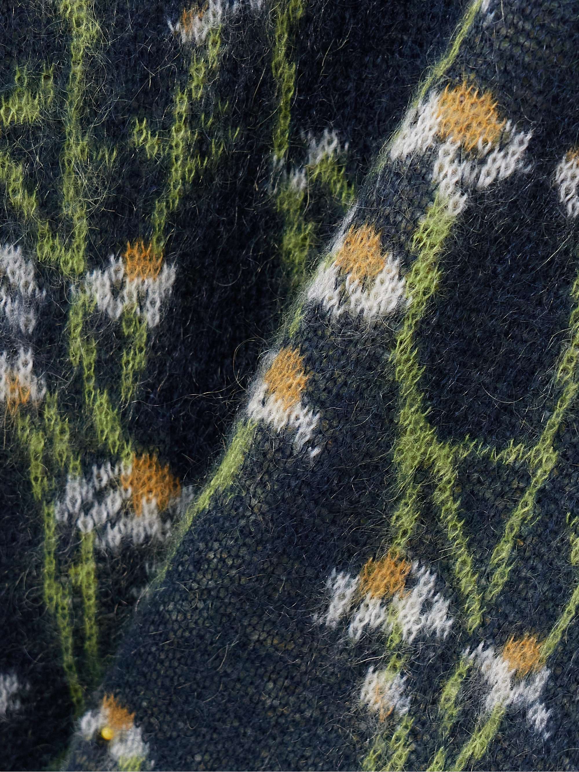 Lala jacquard-knit mohair-blend sweater view