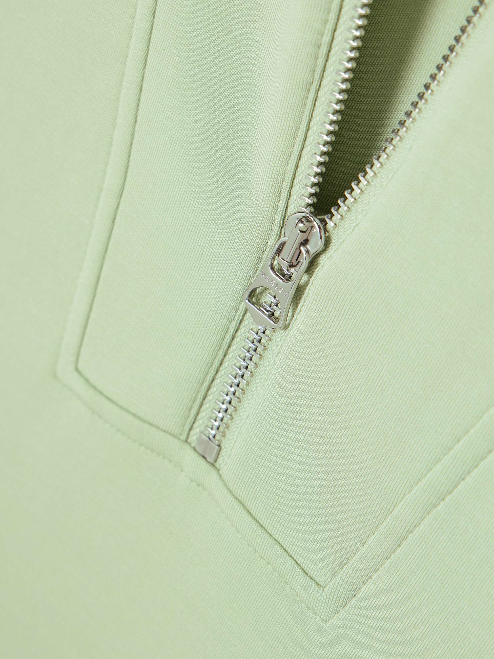 Loretta jersey sleeveless half-zip sweatshirt view