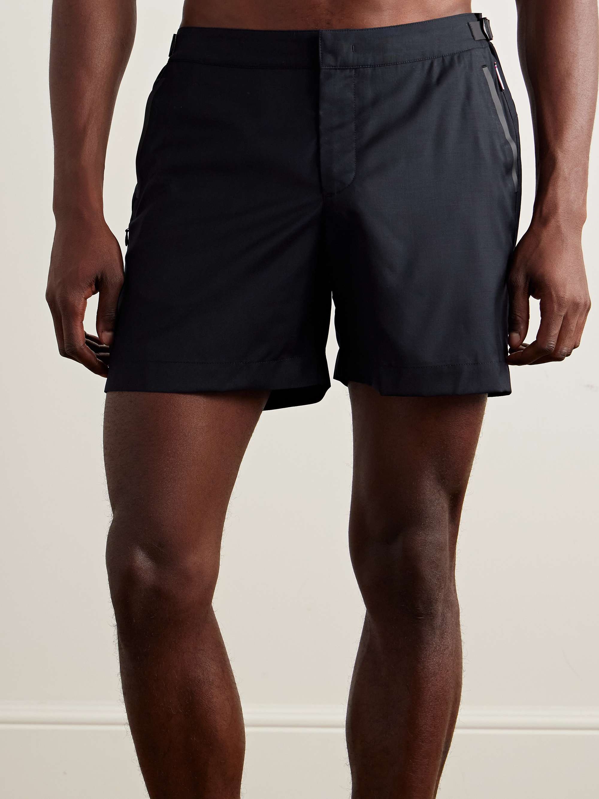 Bulldog Bonded Straight-Leg Mid-Length Swim Shorts view