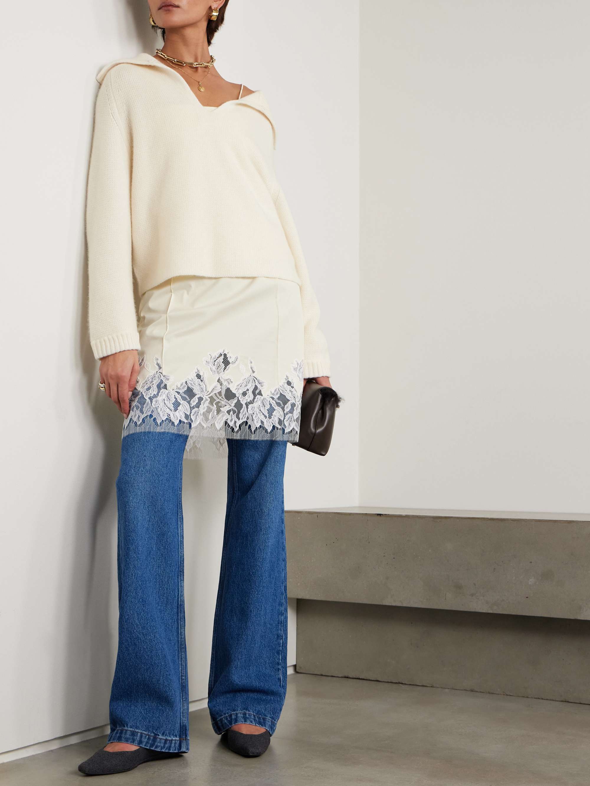 Leling organic cashmere sweater view