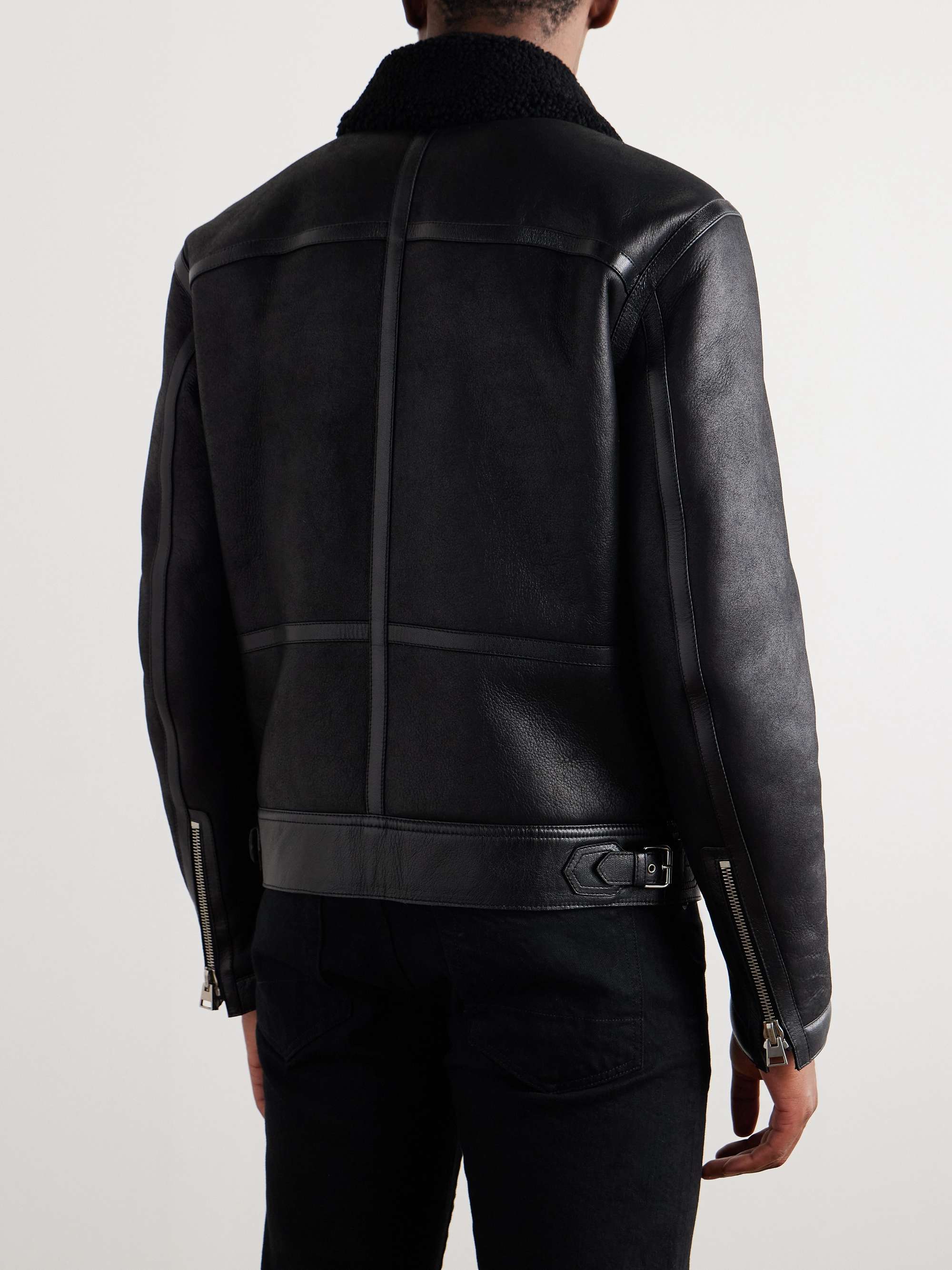 Shearling Bomber Jacket view