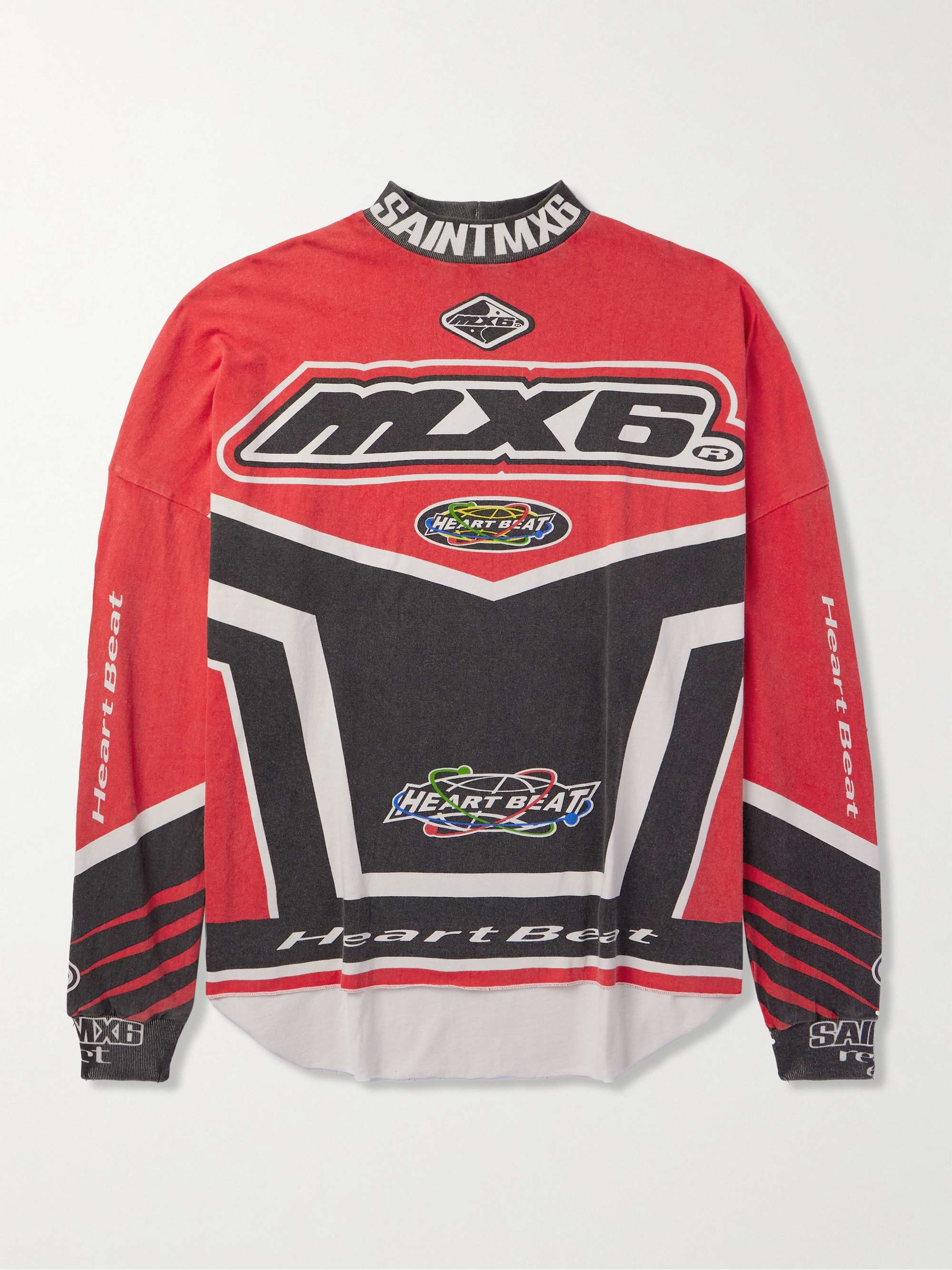 MX6 Motocross Race Logo-Print Cotton-Jersey T-Shirt hero visual