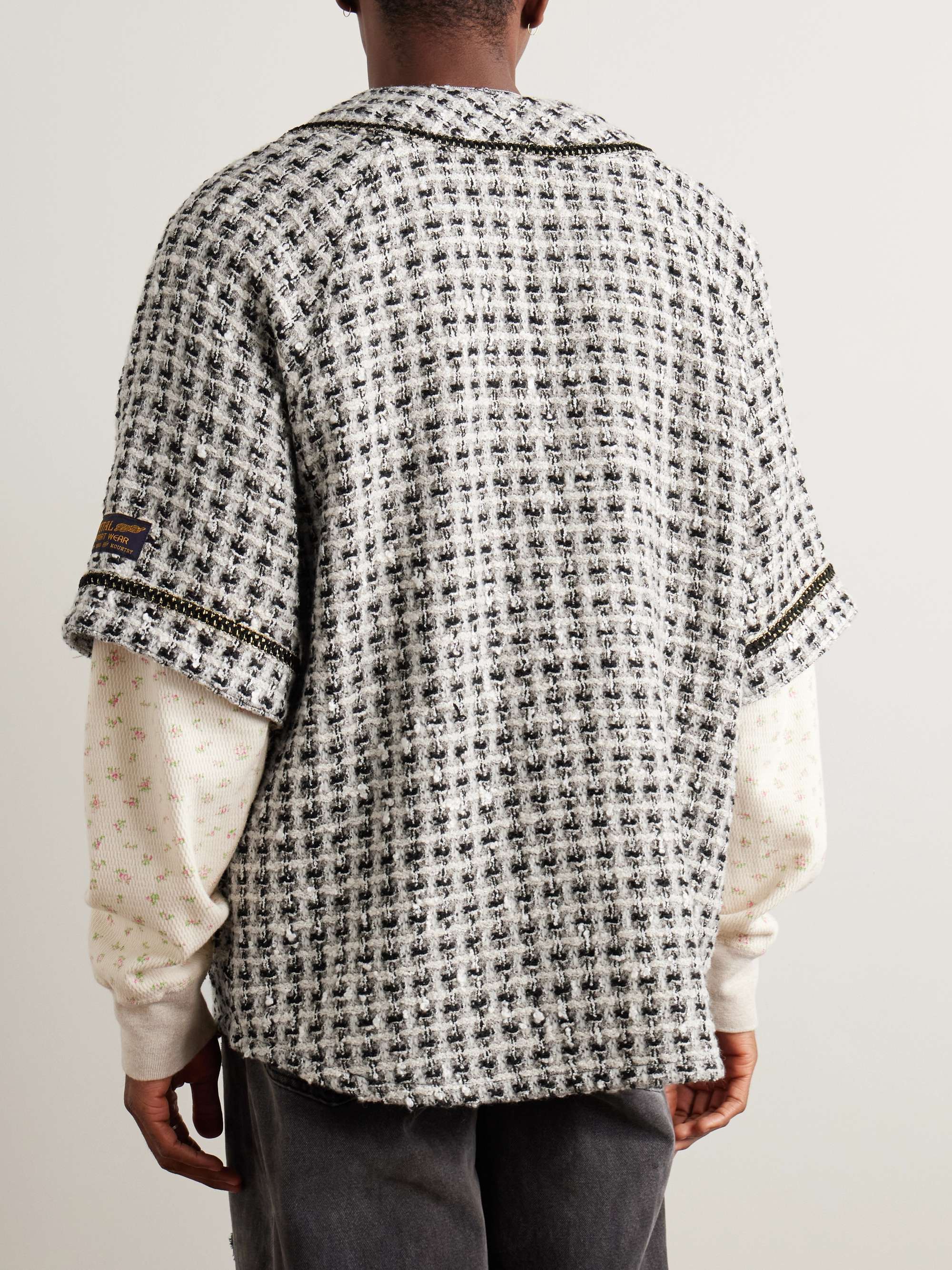 Great Kountry Appliquéd Embroidered Tweed Shirt view