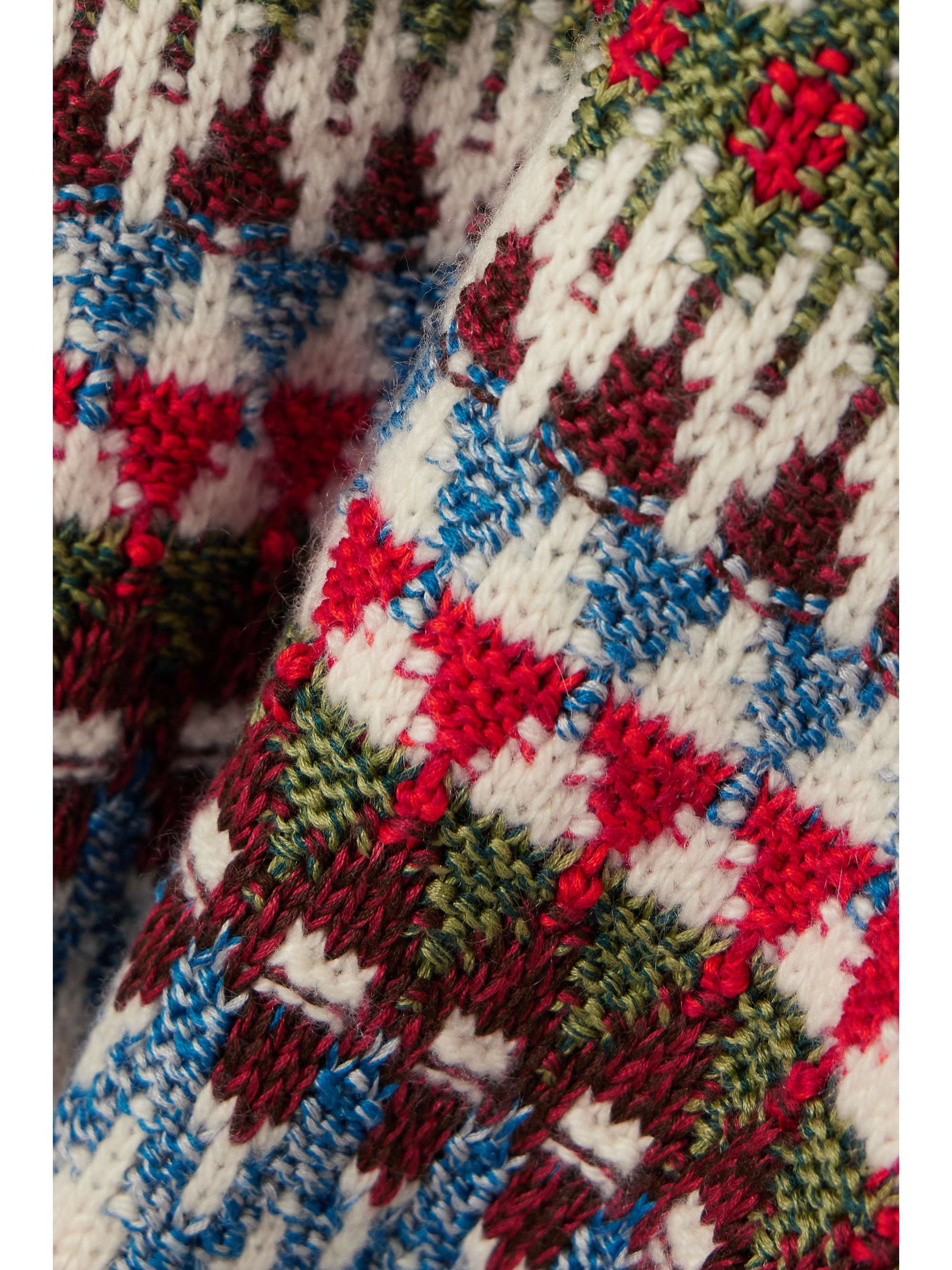 Trujillo Fair Isle silk, cashmere and cotton-blend sweater view