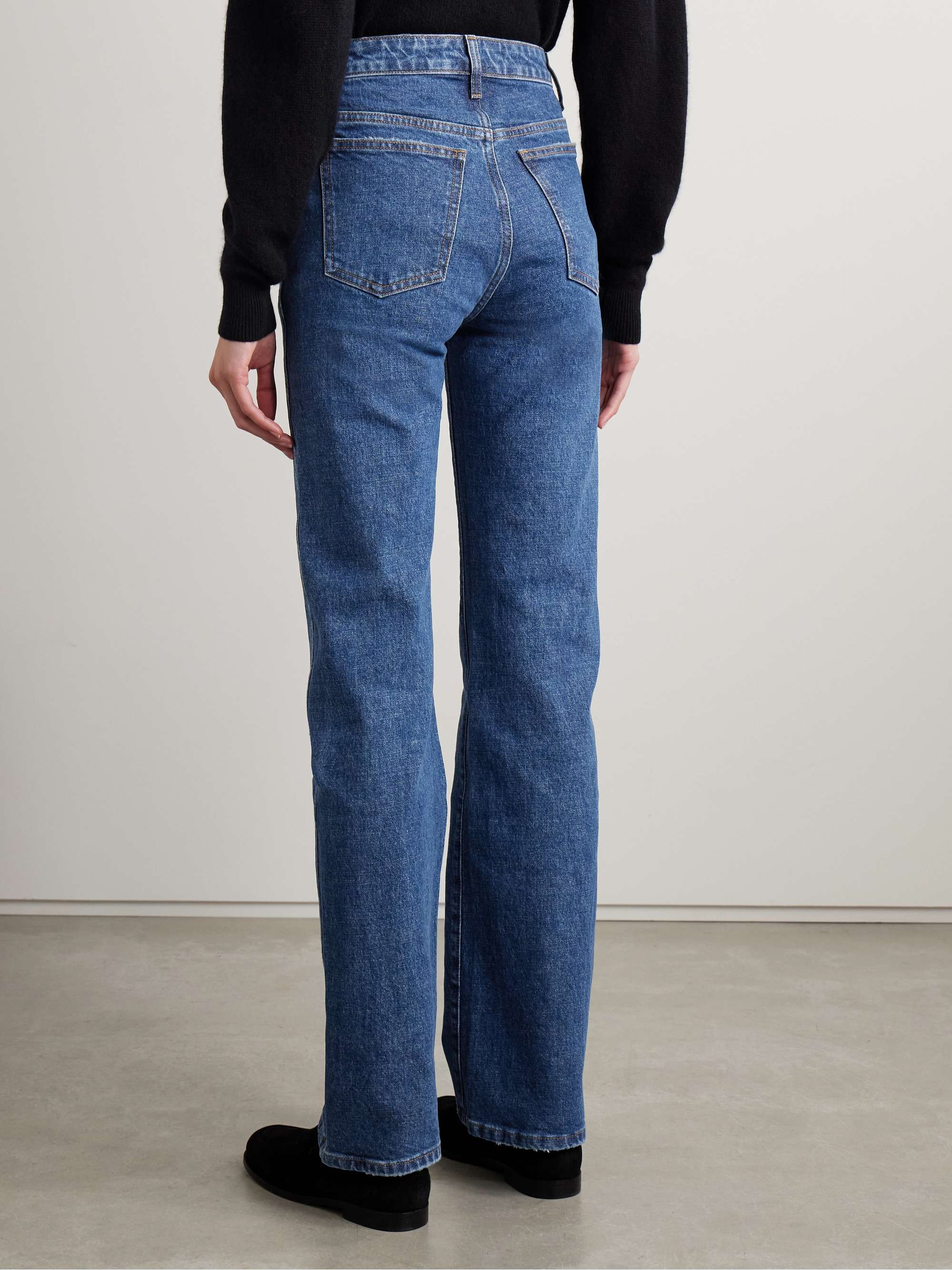Danielle high-rise slim-leg jeans view