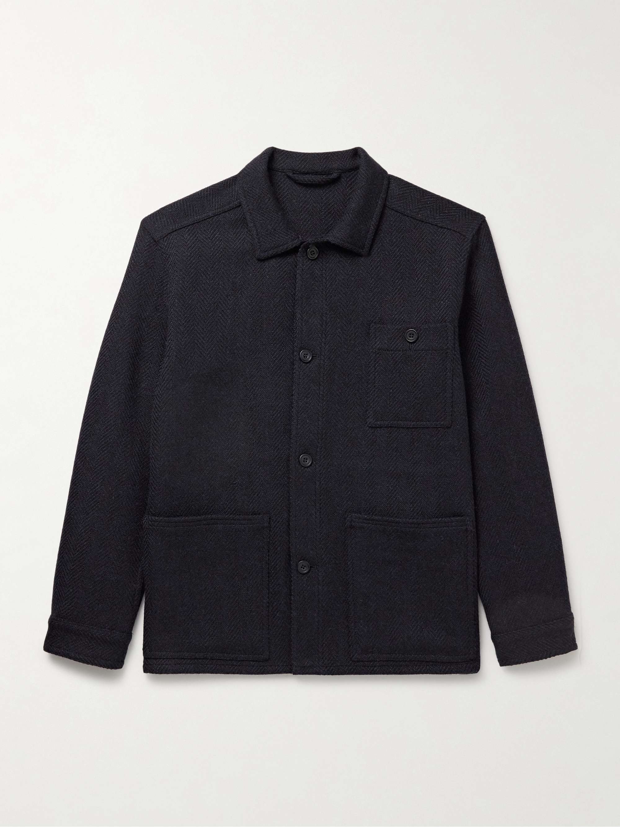 Herringbone Wool Jacket hero visual