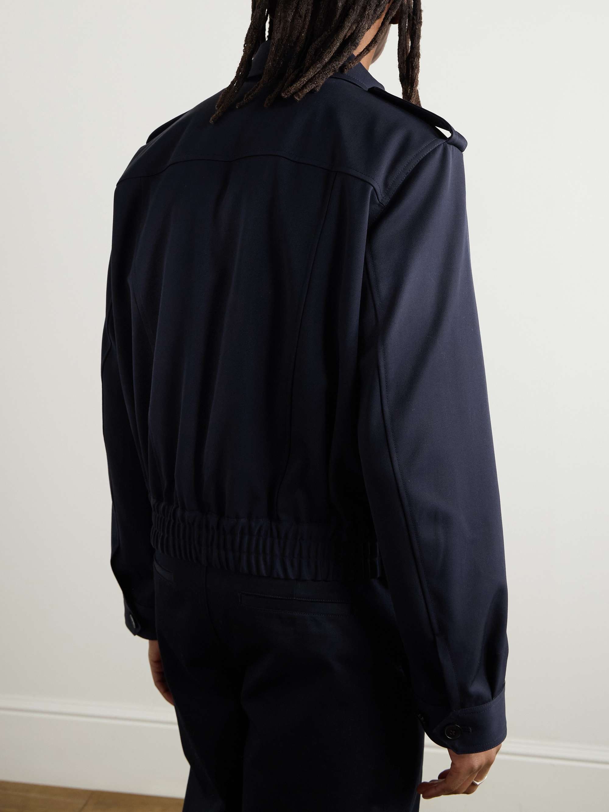 Wool-Twill Bomber Jacket view