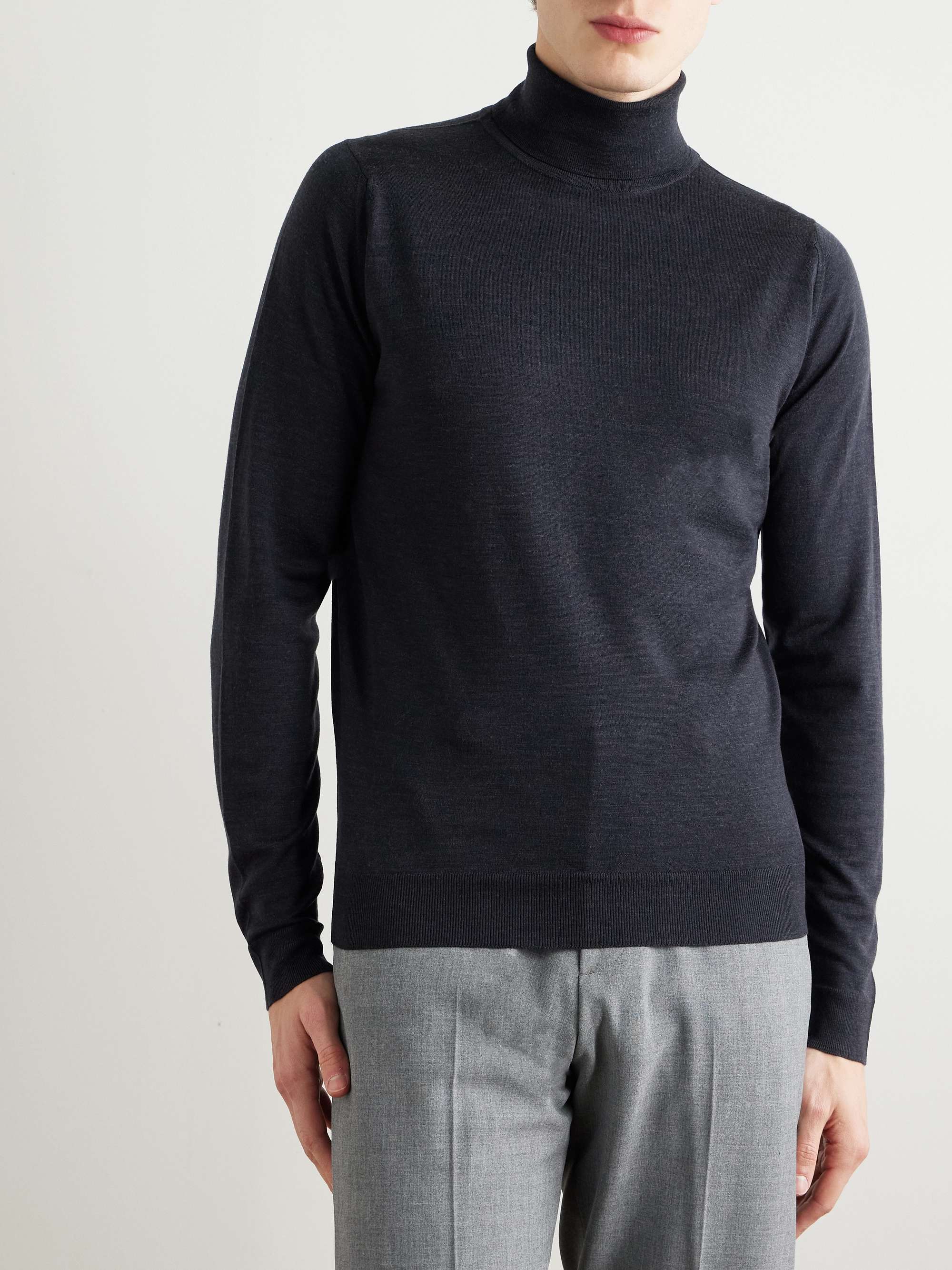 Cherwell Slim-Fit Merino Wool Rollneck Sweater view
