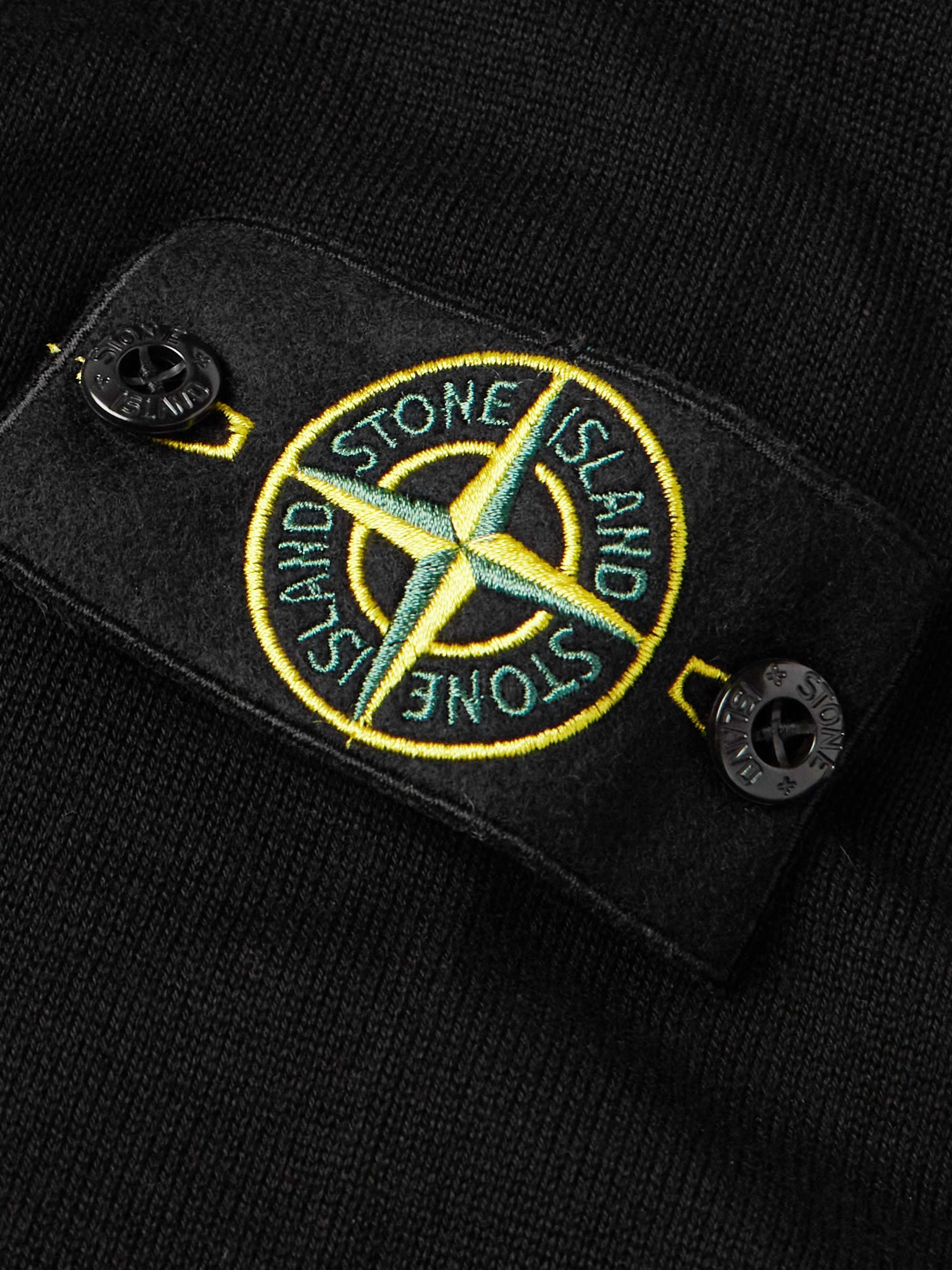 Logo-Appliquéd Cotton Sweater view