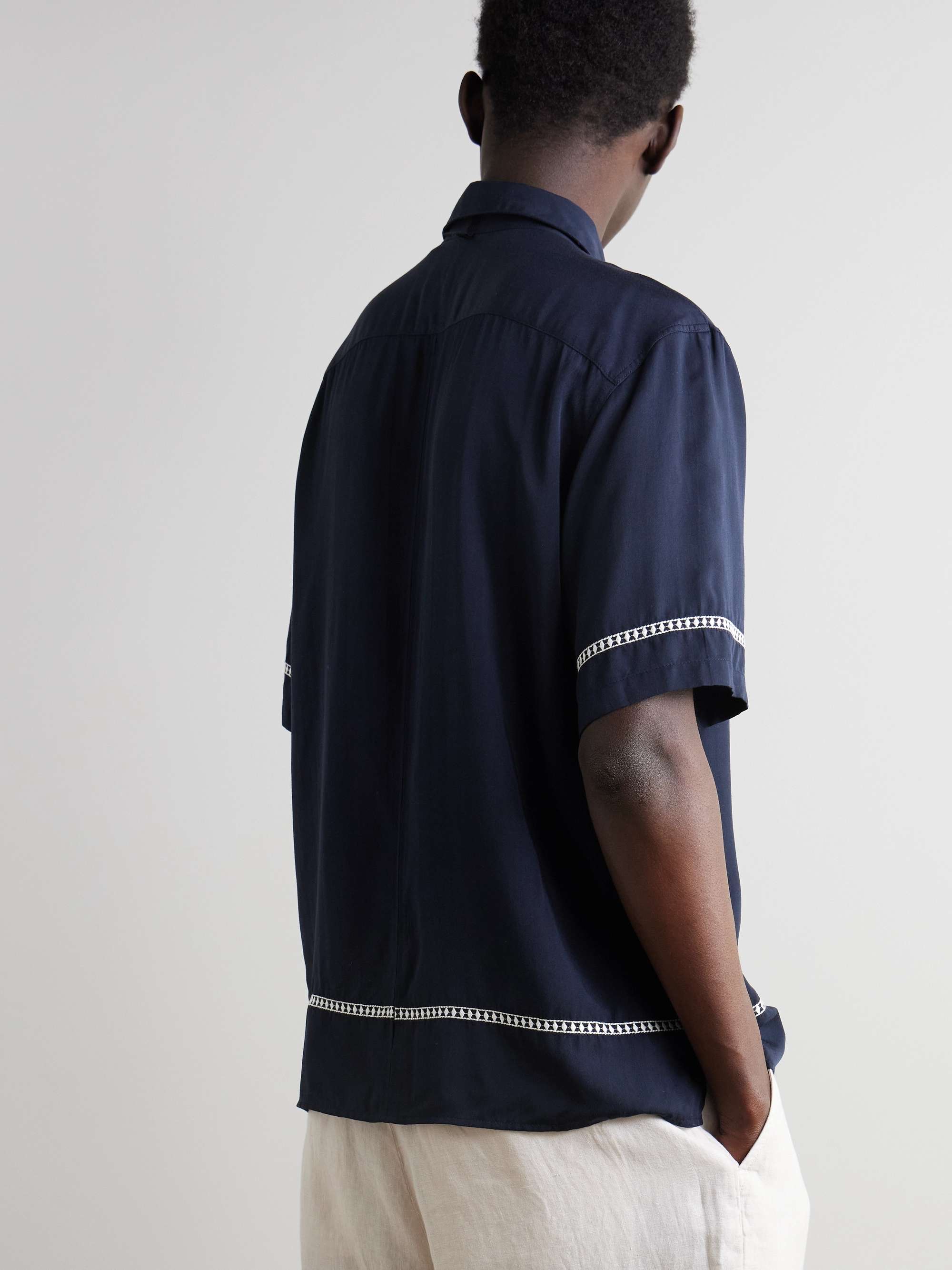 Embroidered Twill Shirt view
