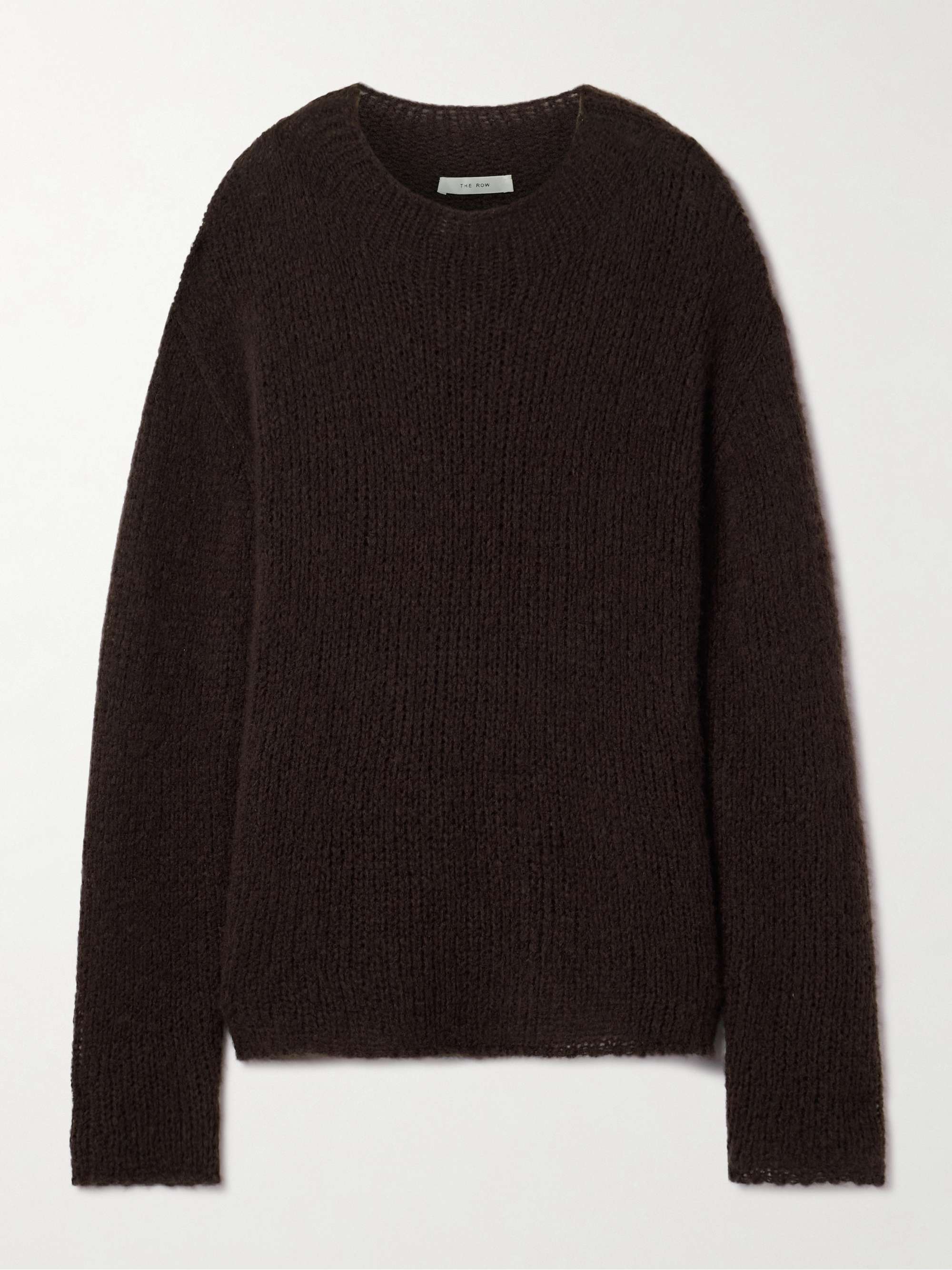 Helios ribbed cashmere and silk-blend sweater hero visual