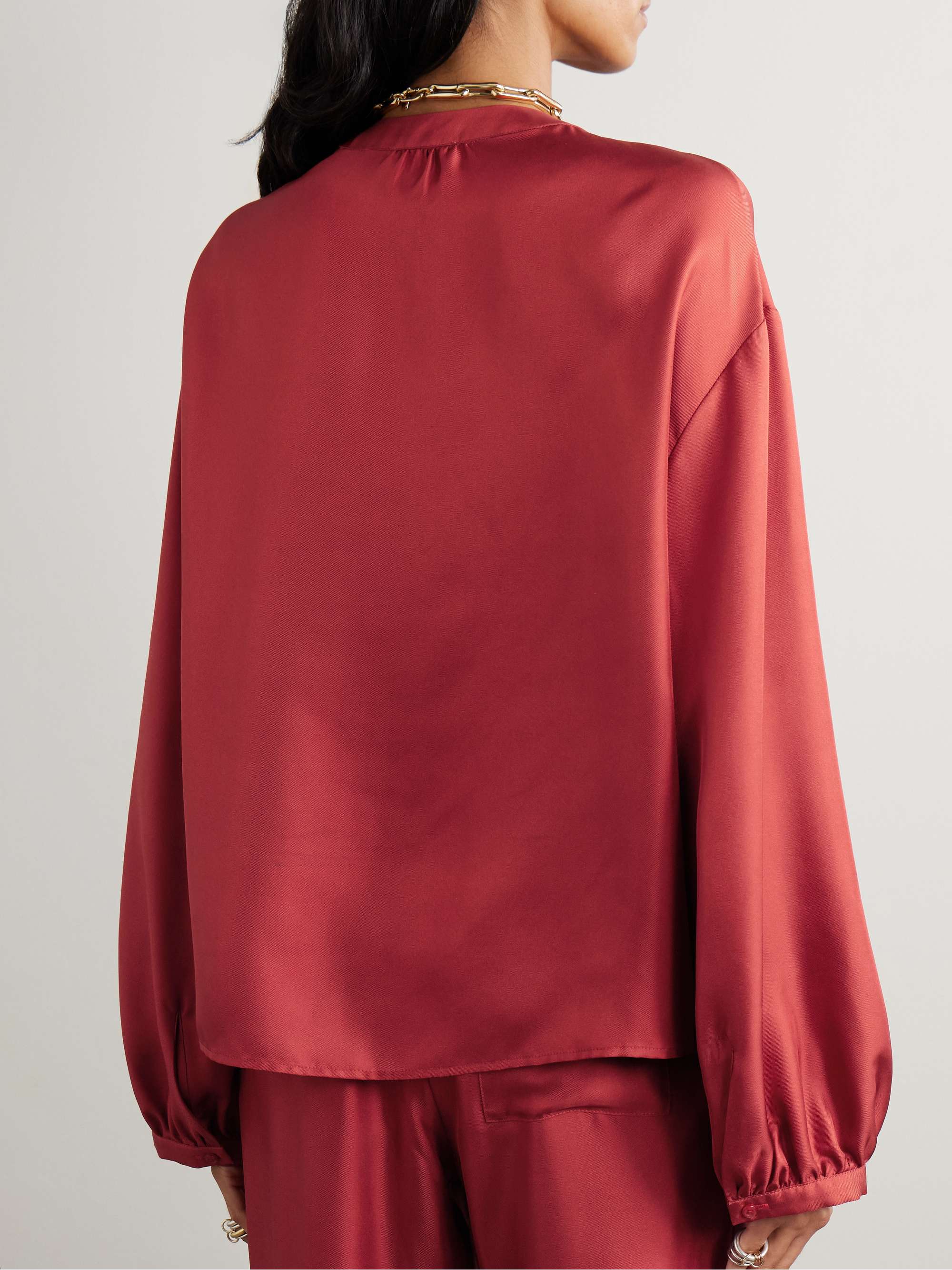 Lea silk blouse view
