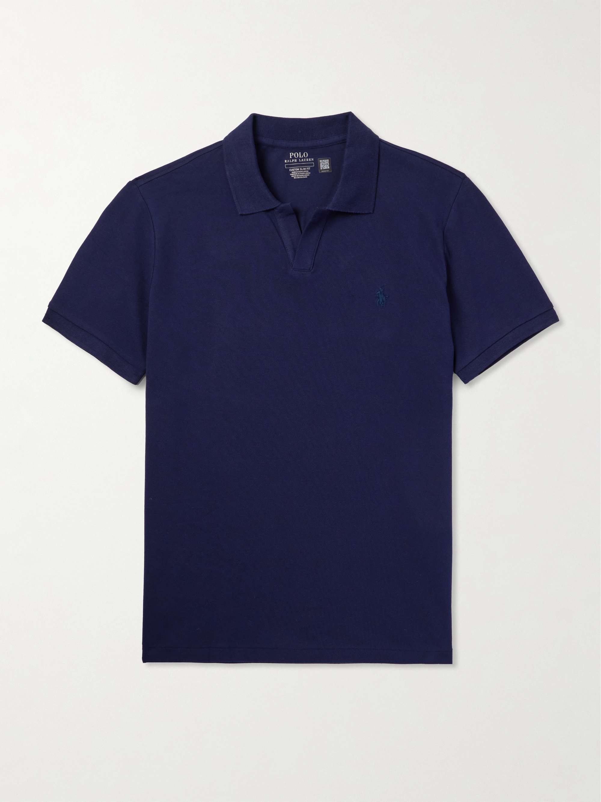 Logo-Embroidered Cotton-Blend Piqué Polo Shirt hero visual