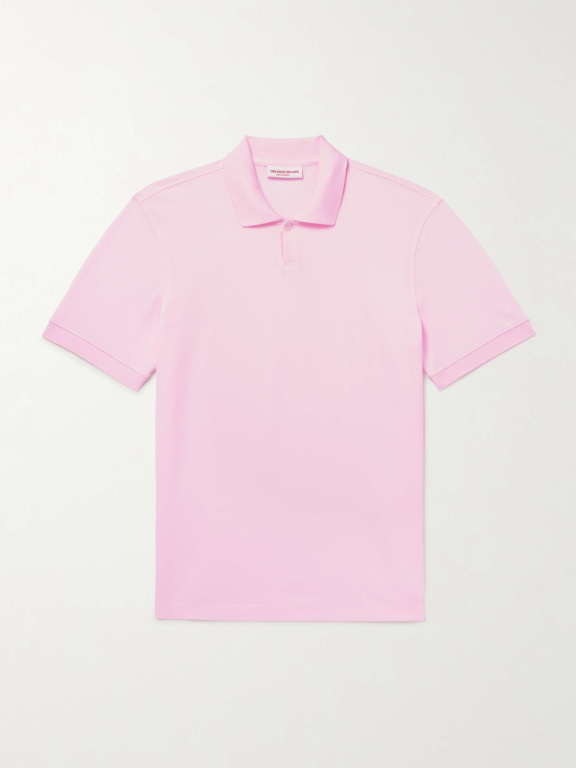 Bruno Slim-Fit Organic Cotton-Piqué Polo Shirt hero visual