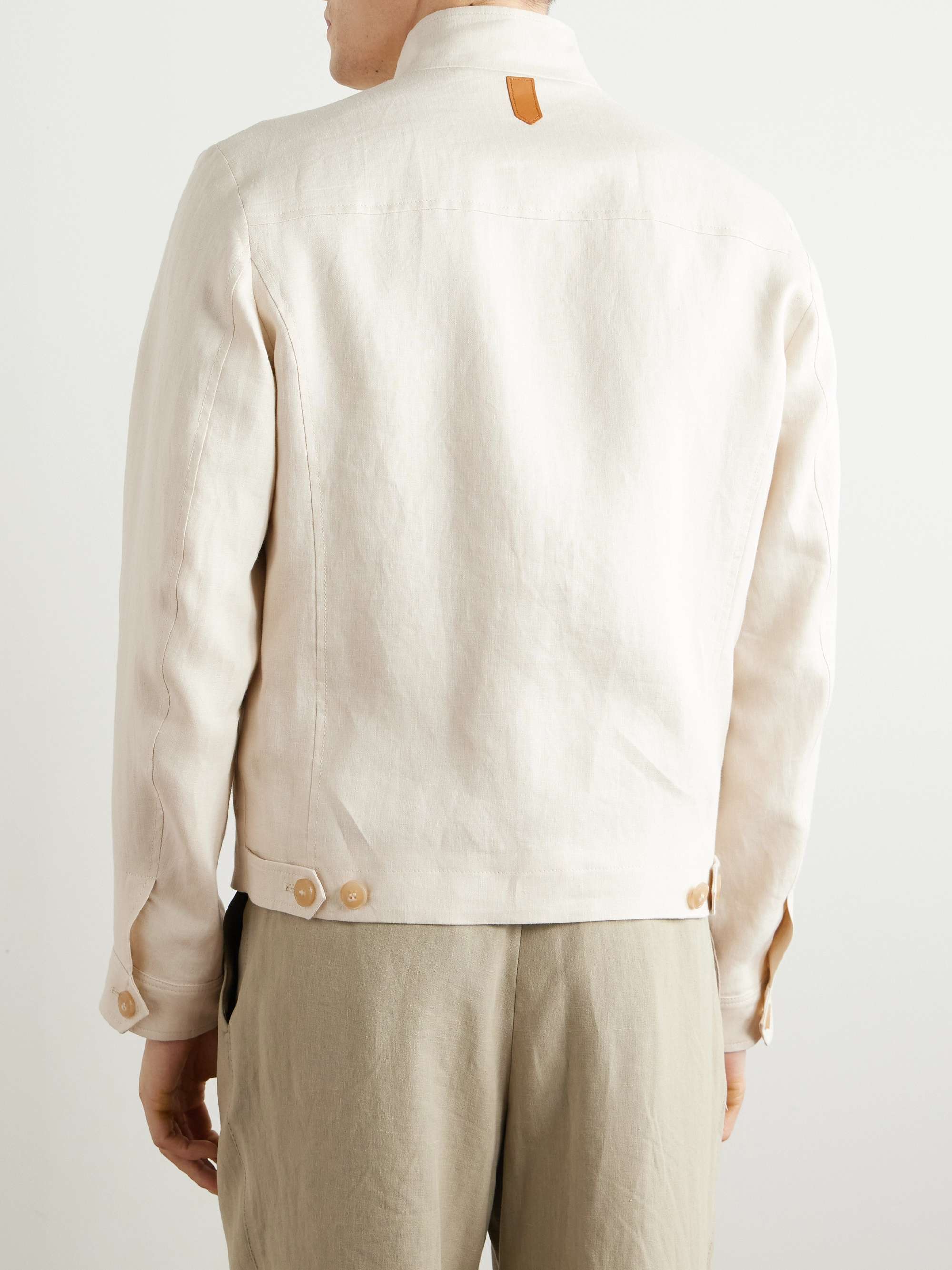 Linen Bomber Jacket view