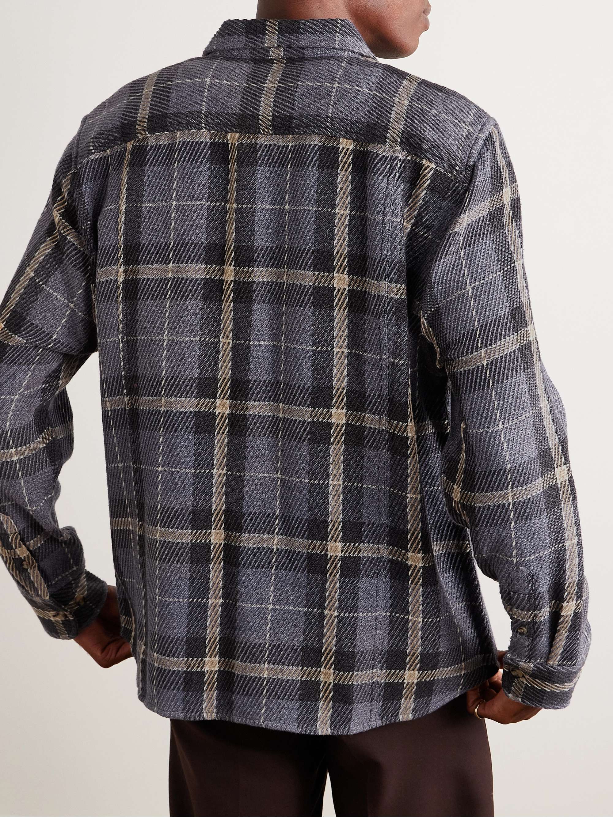 Big Twill Checked Cotton-Twill Shirt view