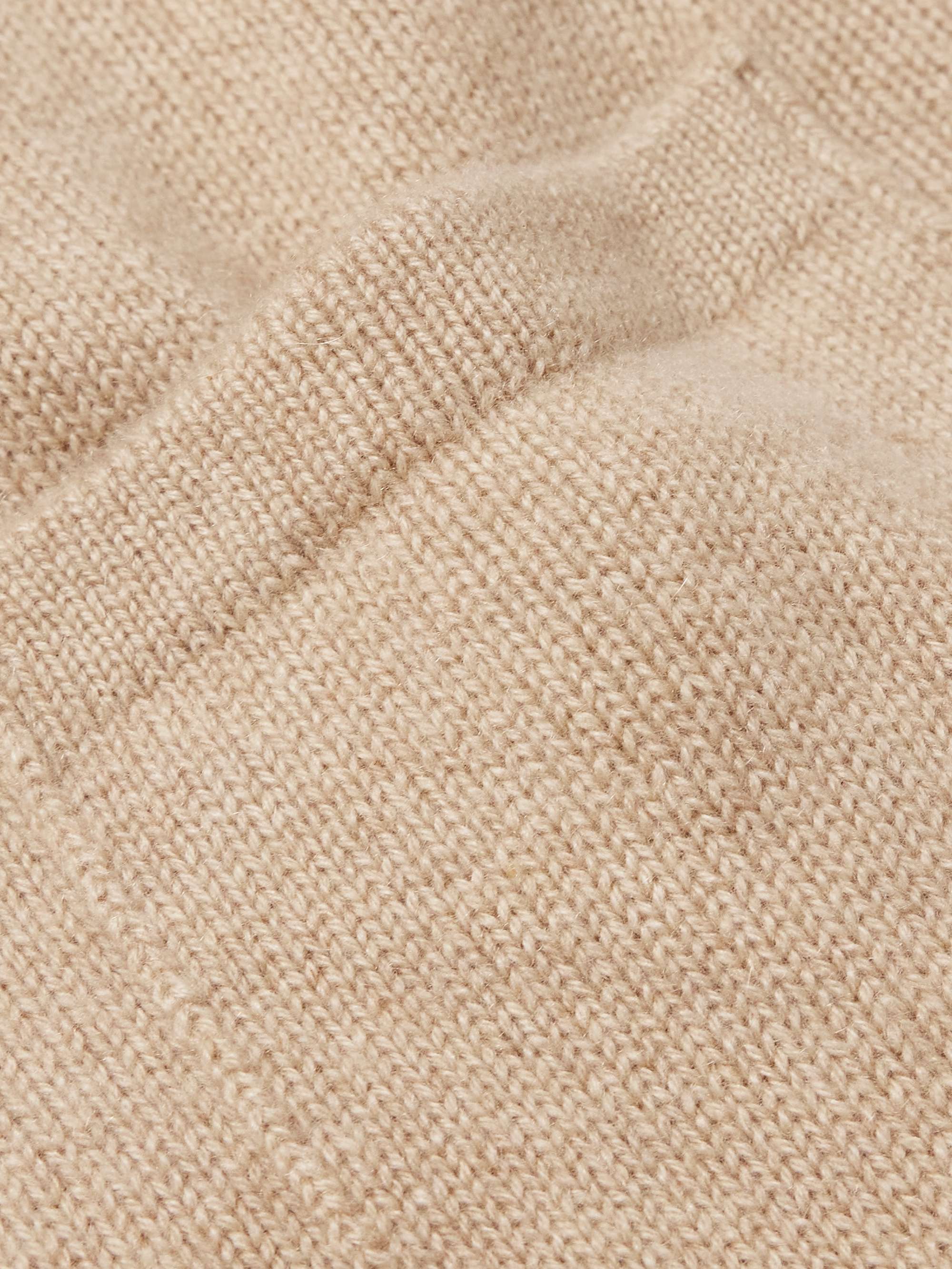 Double-Breasted Cashmere Cardigan view