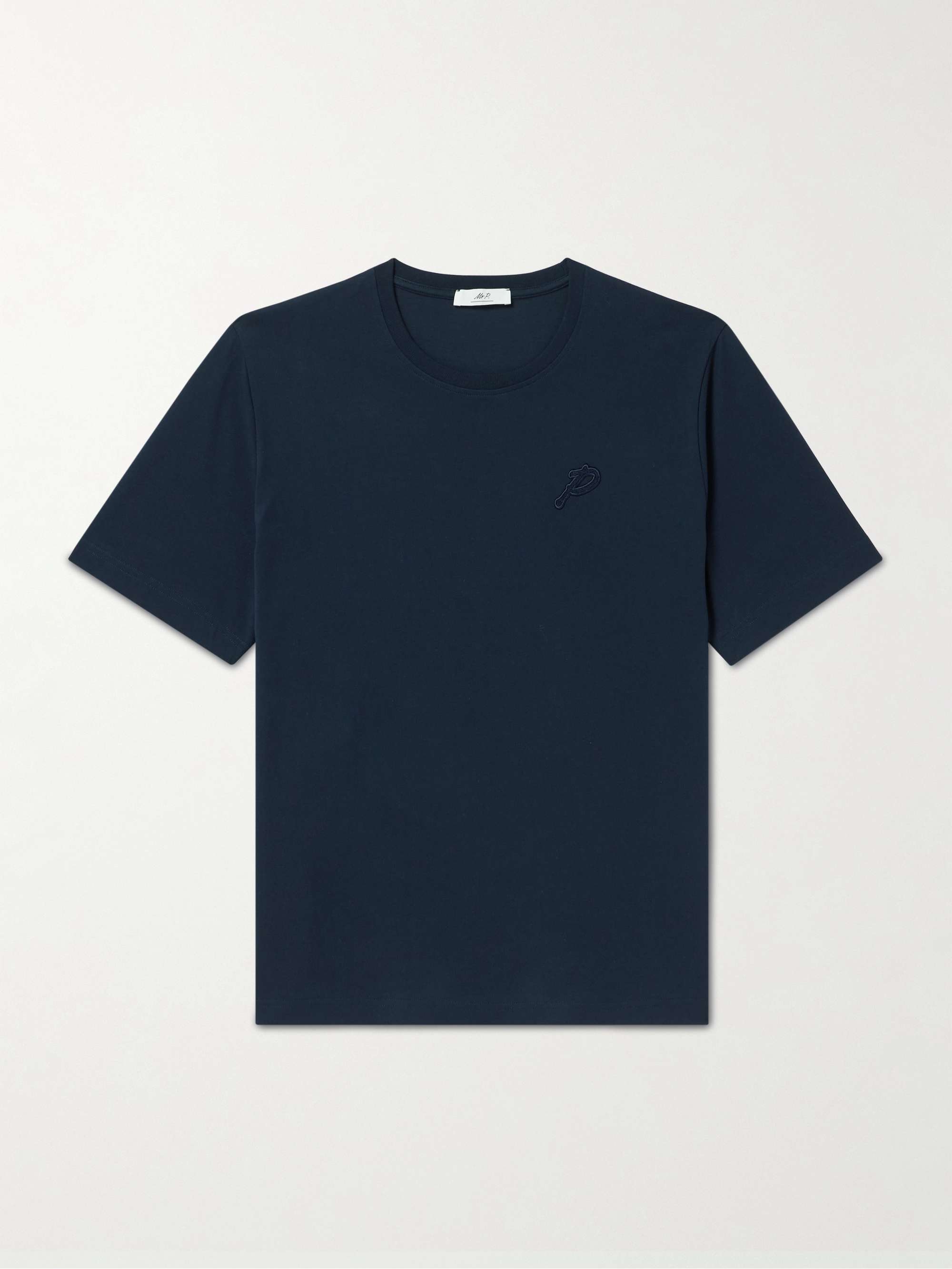 Collegiate Logo-Appliquéd Organic and Recycled Cotton-Jersey T-Shirt hero visual