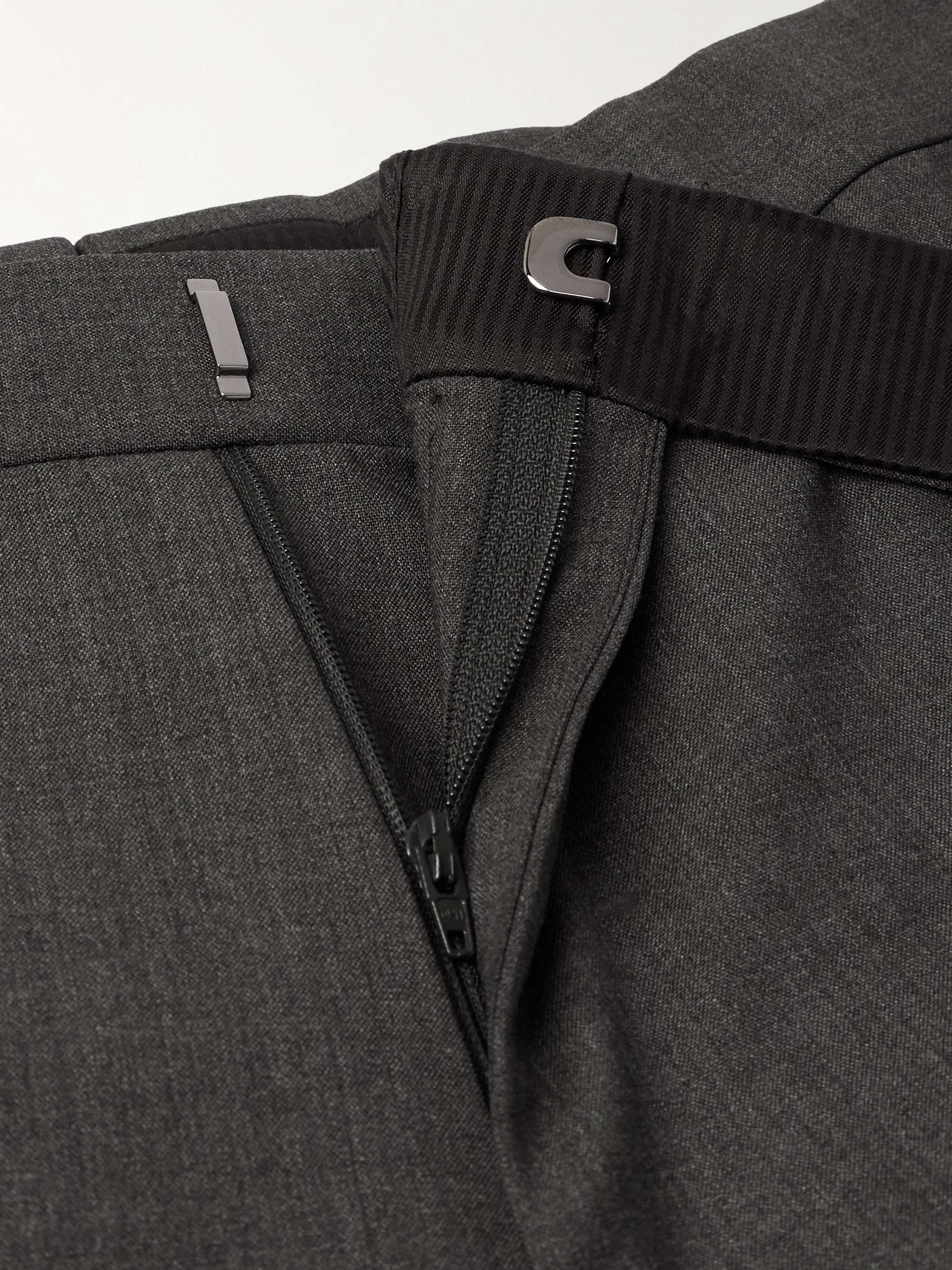 Shelton Straight-Leg Wool, Mohair, Linen and Silk-Blend Trousers view