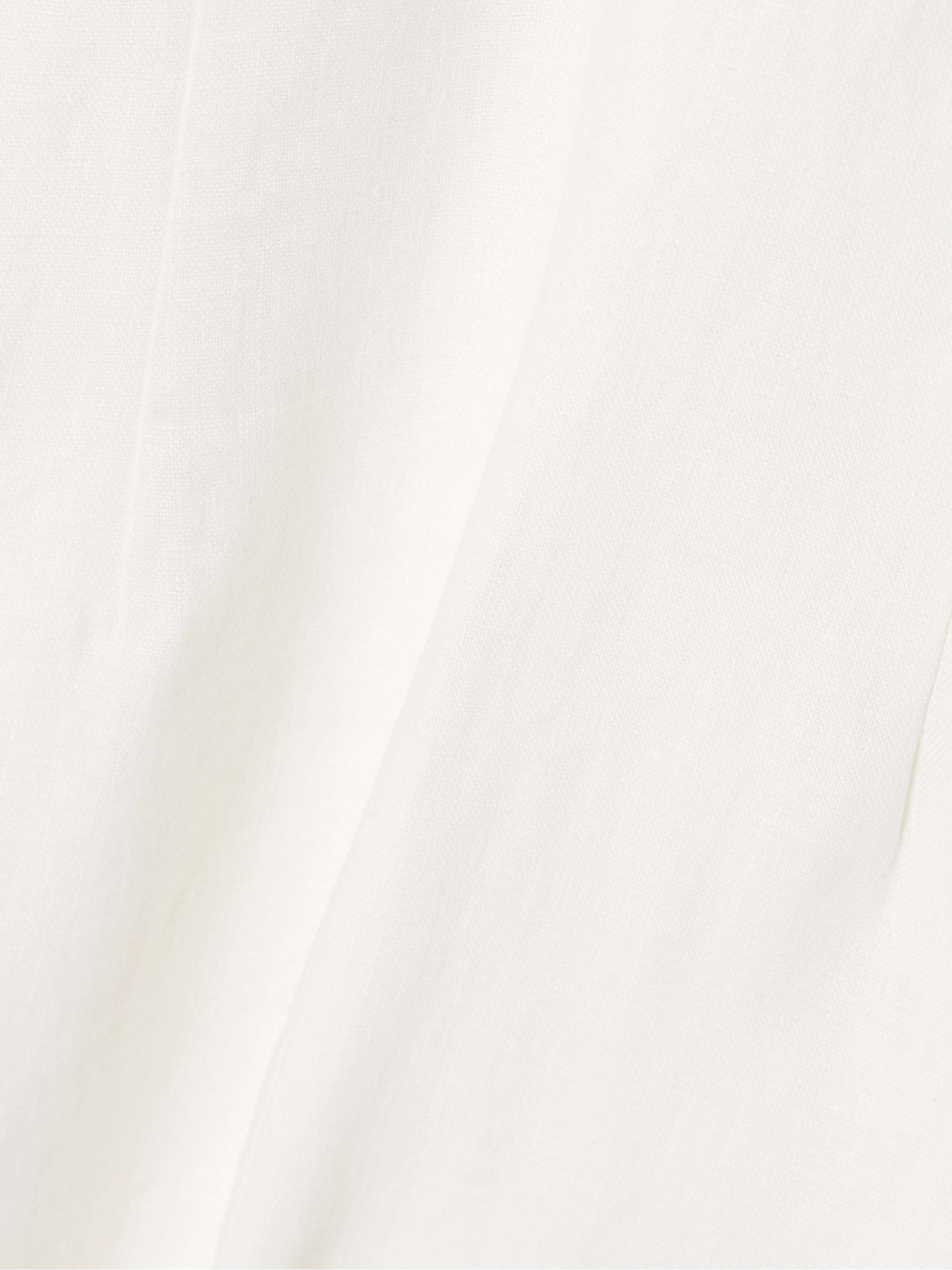 Vence gathered linen midi dress view