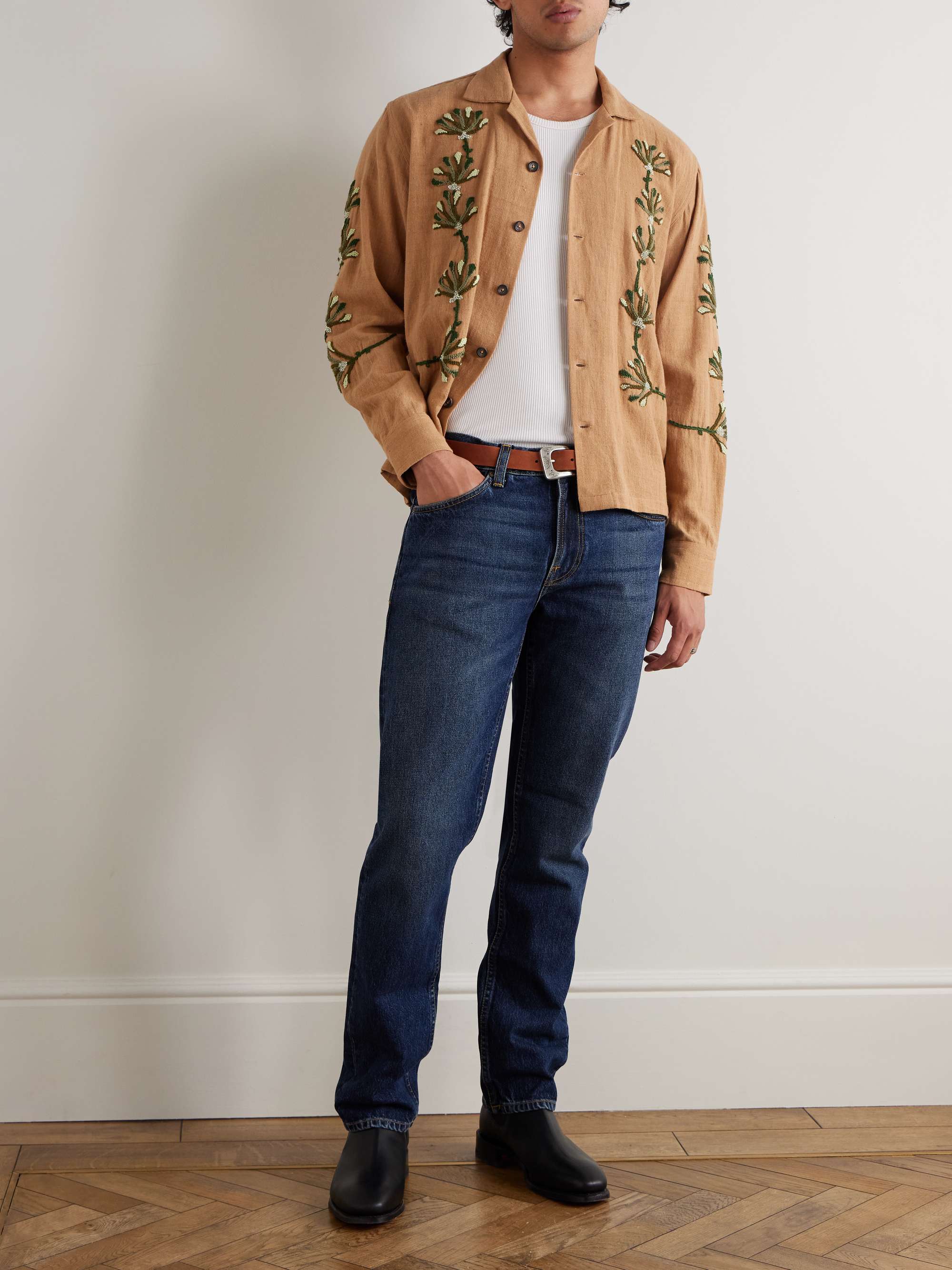 Gritty Jackson Slim-Fit Straight-Leg Jeans view