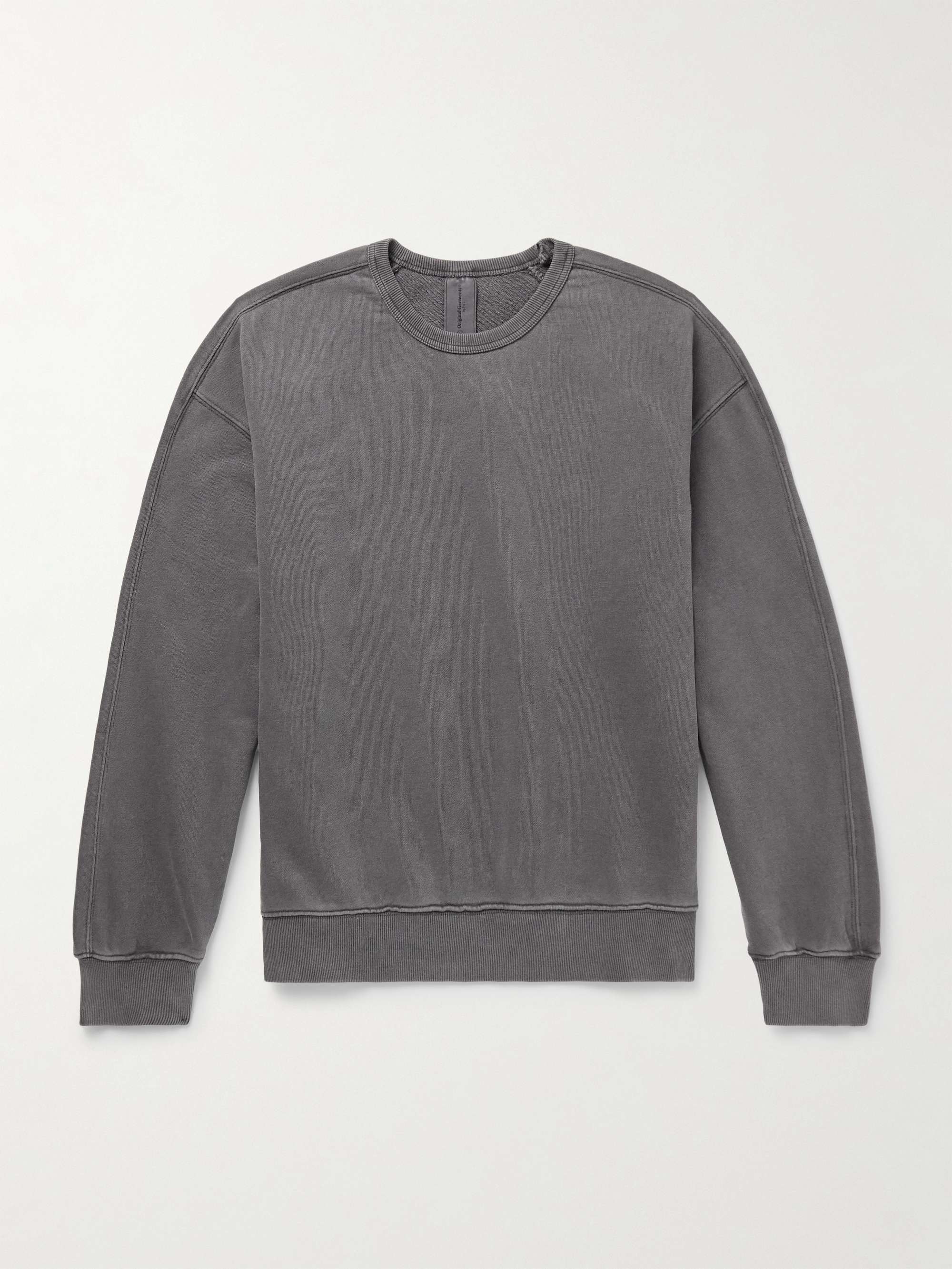 Garment-Dyed Cotton-Jersey Sweatshirt hero visual