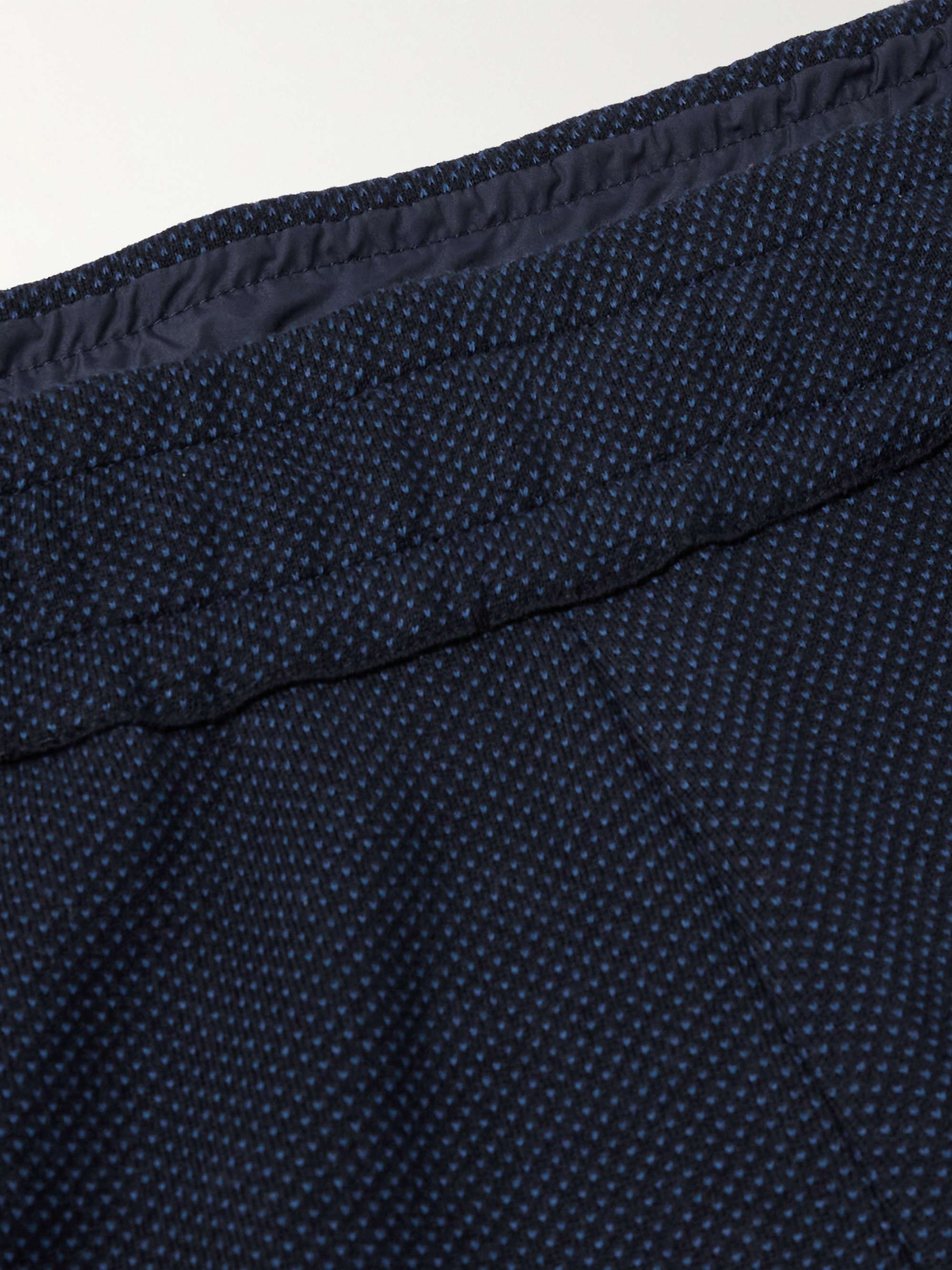 + Salehe Bembury Cropped Tapered Padded Shell and Cotton-Jersey Sweatpants view